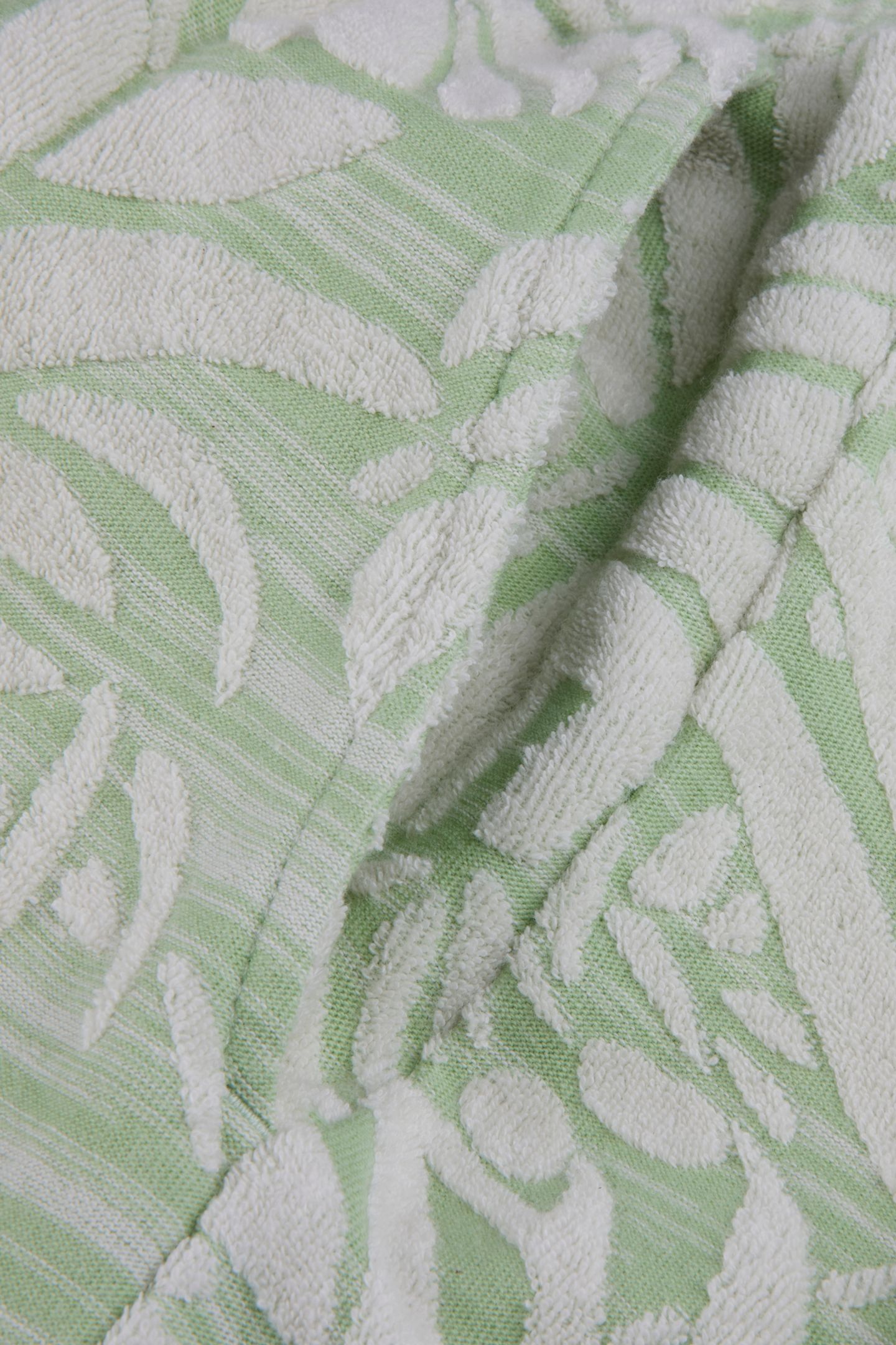 SHORTS, JACQUARD TERRY GREEN 4