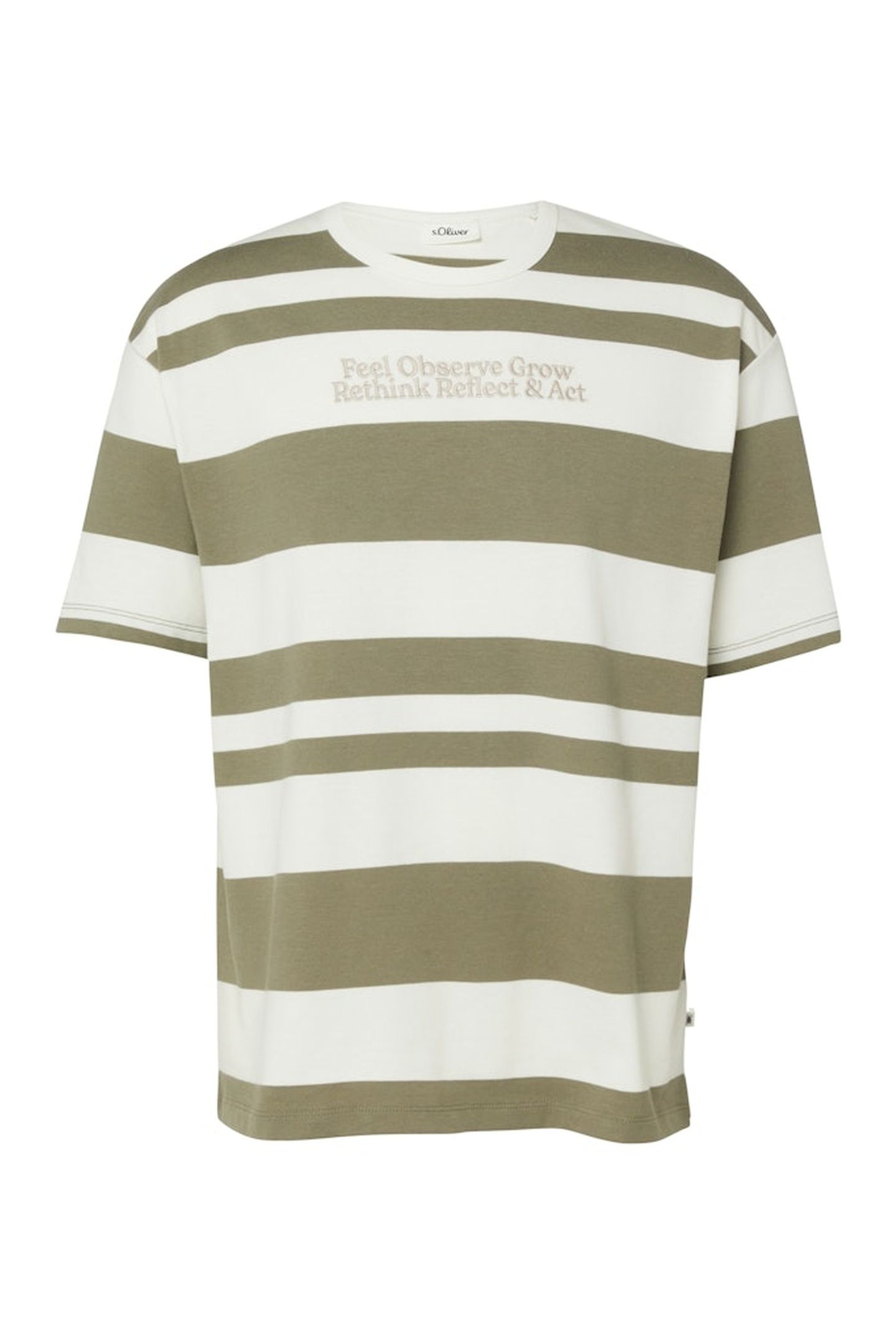 S.OLIVER T-SHIRTS ARMY GREEN 7