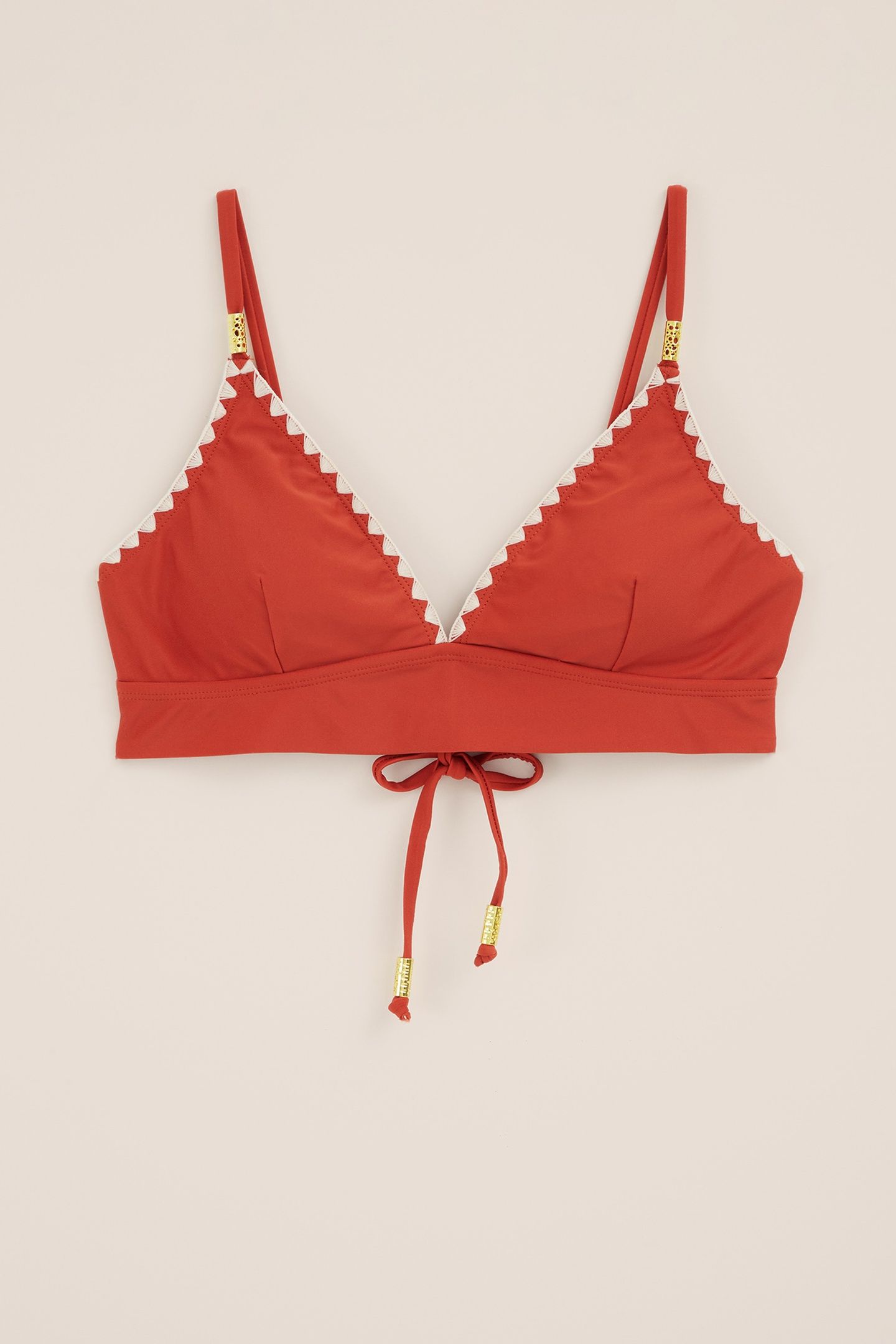 BIKINI TOP SAFFRON RED 4