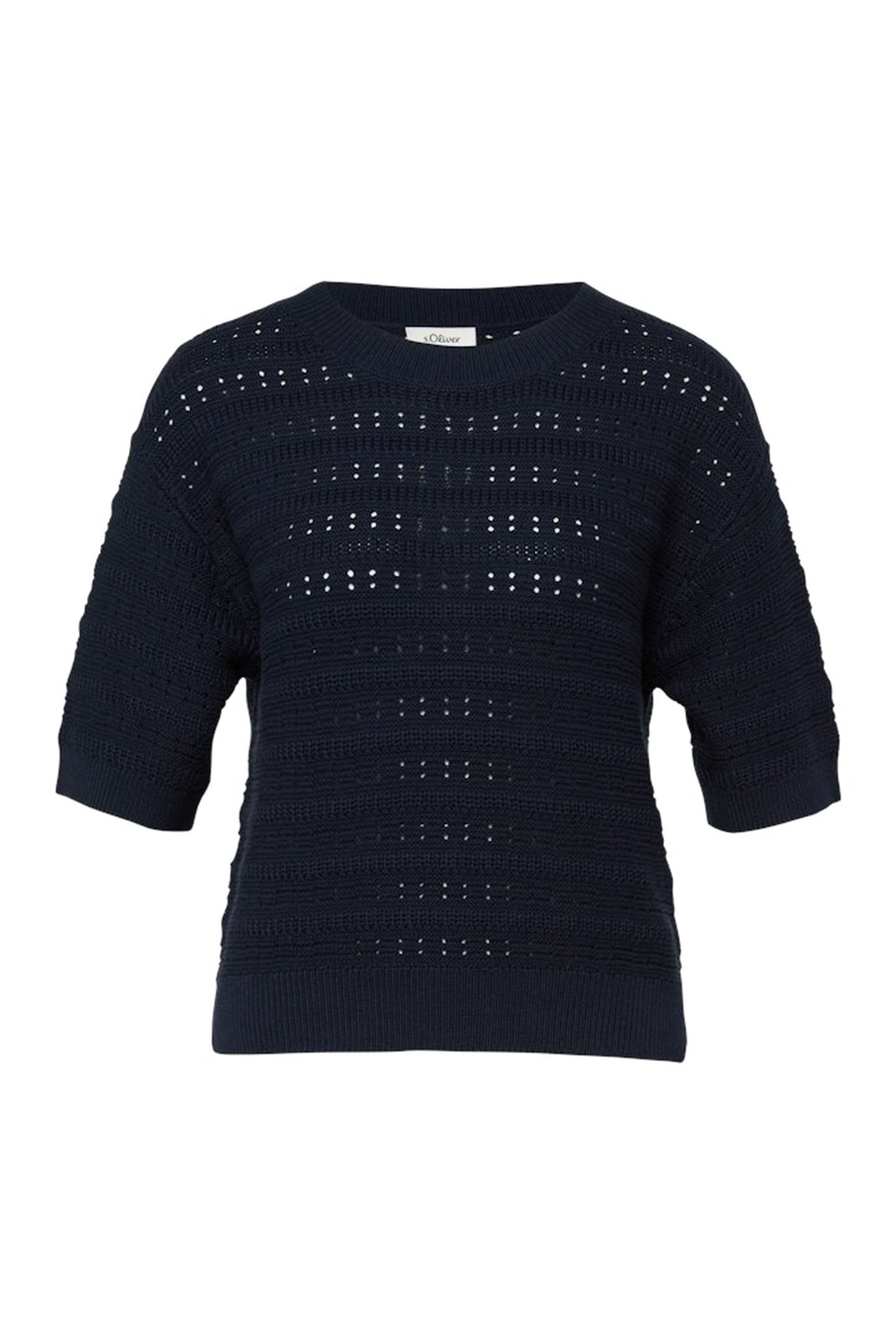 S.OLIVER PULLOVER SHORTSLEEVE MARINE 8