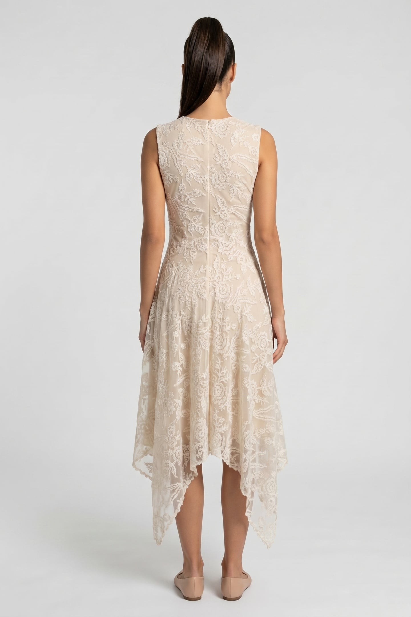 DELPHIE LACE DRESS WHITE 2
