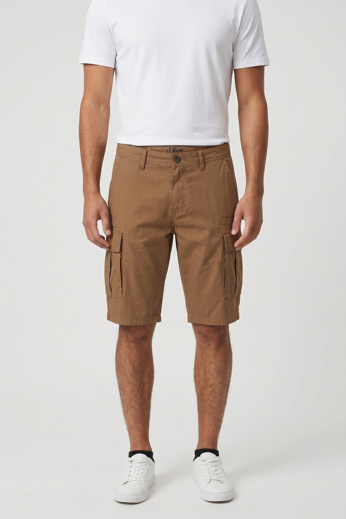 S.OLIVER SHORTS BROWN 1