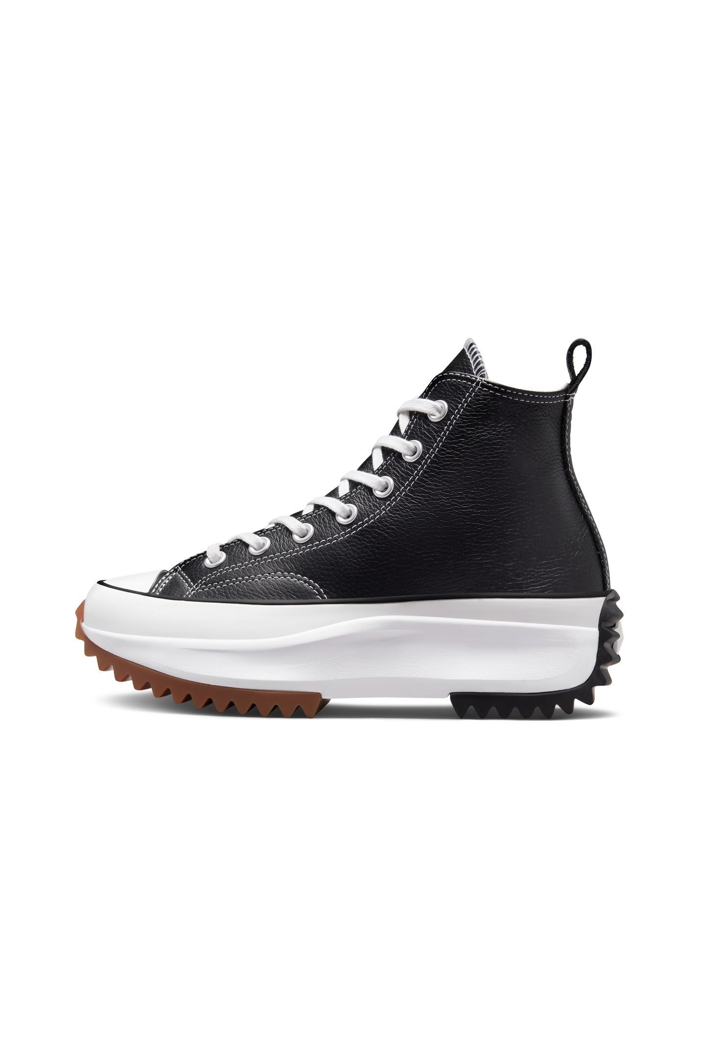 UNISEX RUN STAR HIKE HI BLACK/WHITE/GUM 8