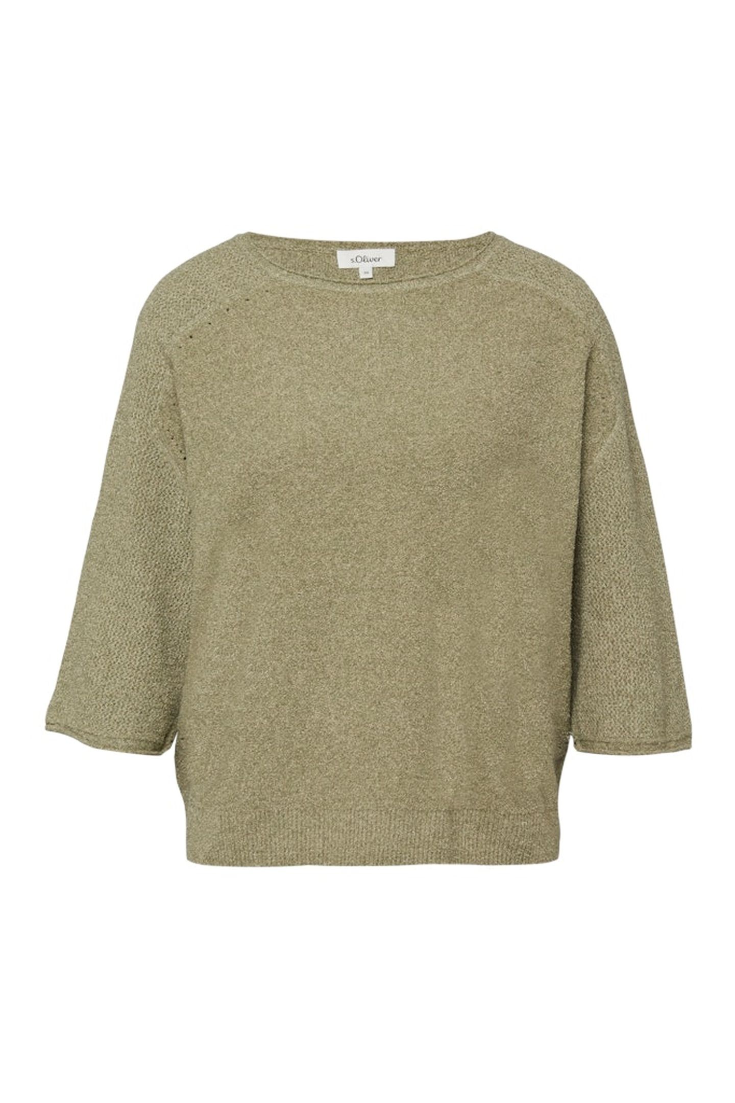 S.OLIVER PULLOVER SHORTSLEEVE ARMY GREEN 8