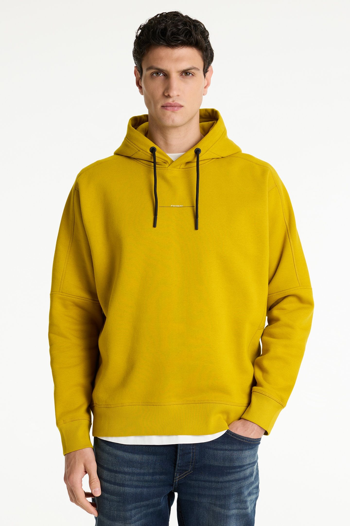 CONNECT HOOD SWEATER GOLDEN PALM 1