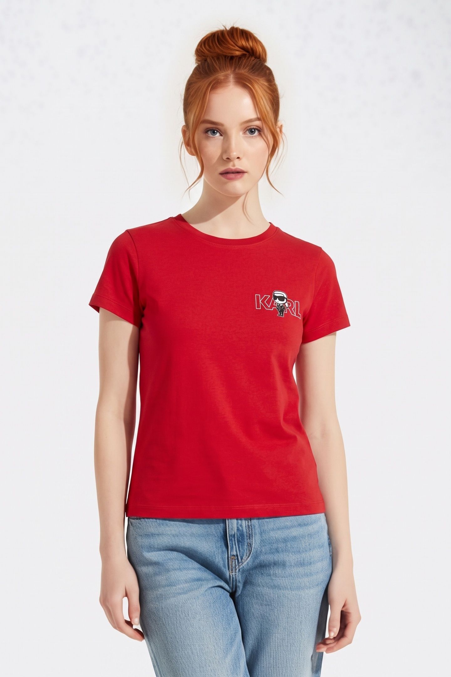 IKON SEASONAL SLIM FIT T-SHIRT SCARLET SAGE 1