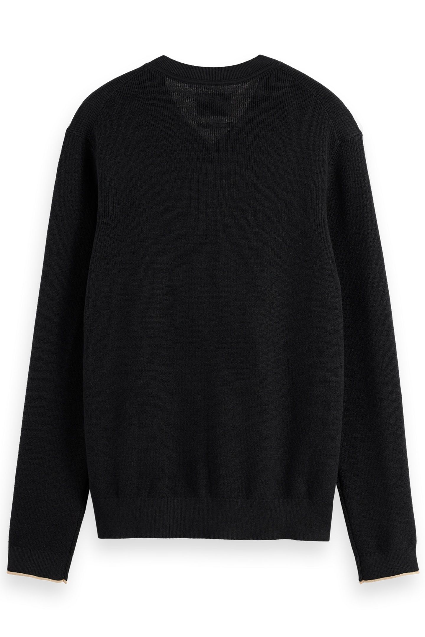 REGULAR-FIT COTTON LINEN V-NECK METEORITE 2