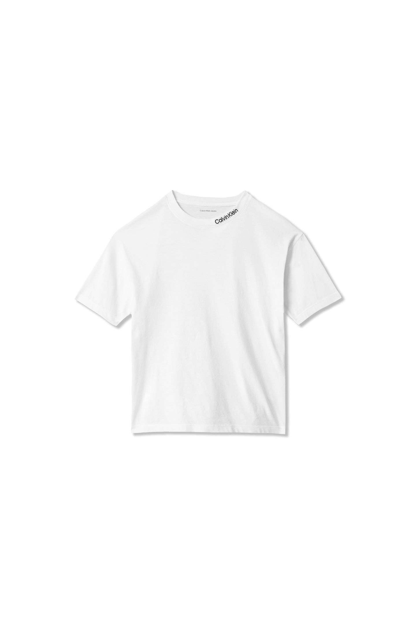 UNISEX LOGO EMBROIDERY SS T-SHIRT WHITE 5