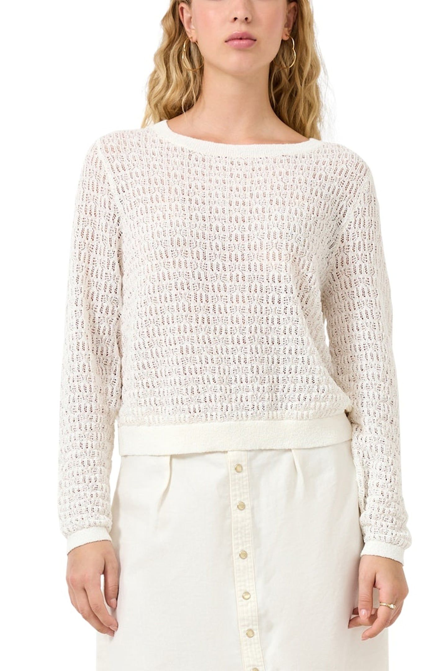 S.OLIVER-QS PULLOVER OFFWHITE 1