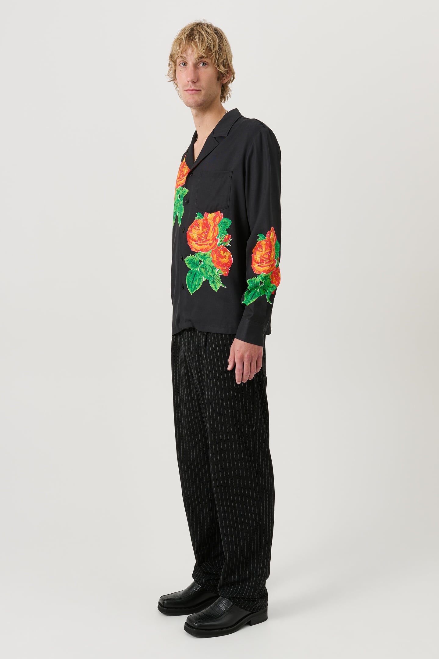 JOE SHIRT BLACK MULTI 1