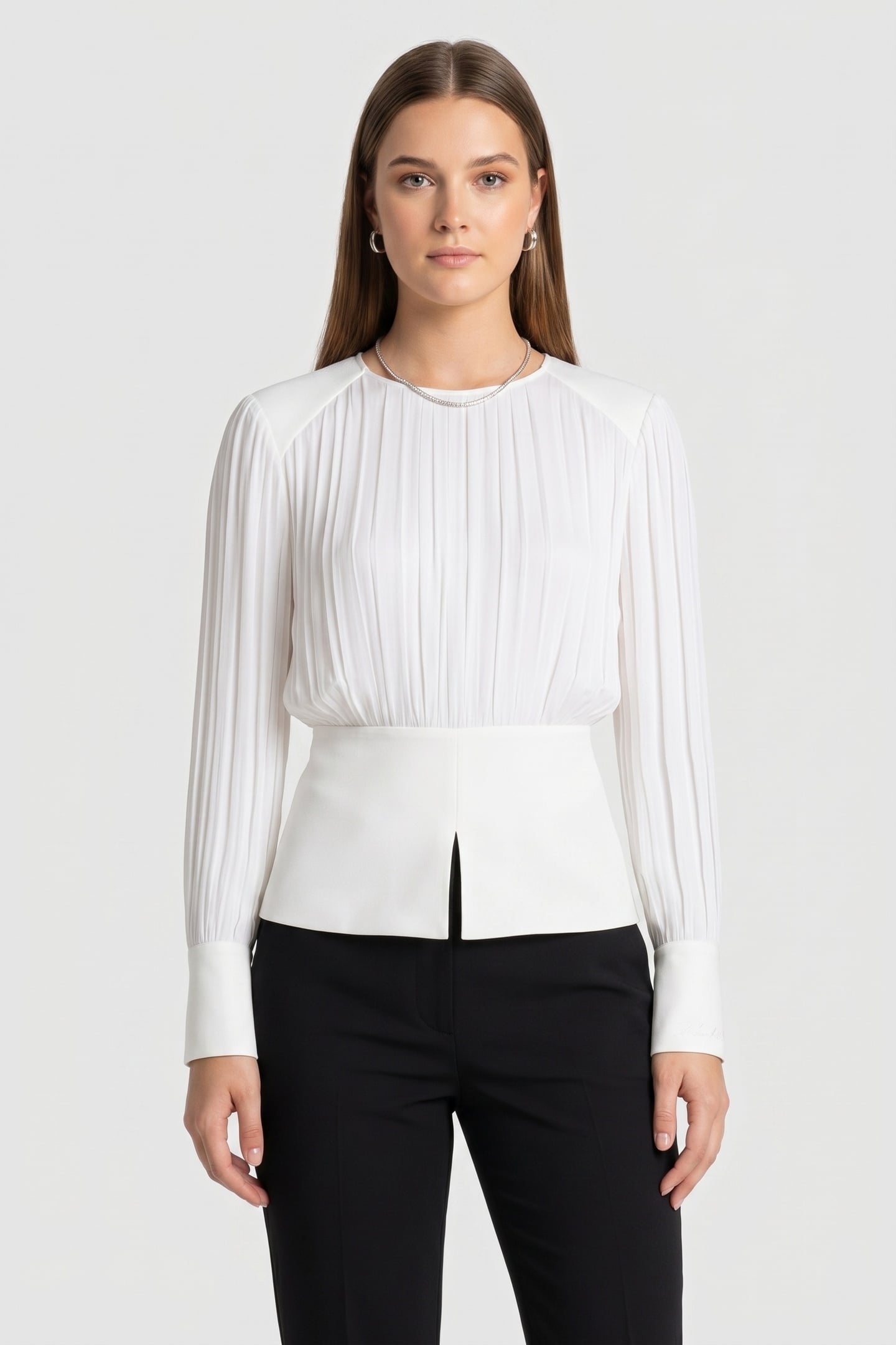 ELEGANT GATHERED BLOUSE PRISTINE 1