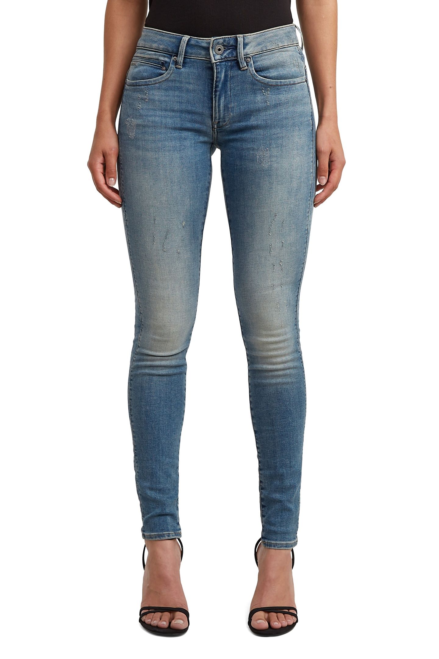 MIDGE ZIP SKINNY LIGHT VINTAGE AGED DESTROY 2