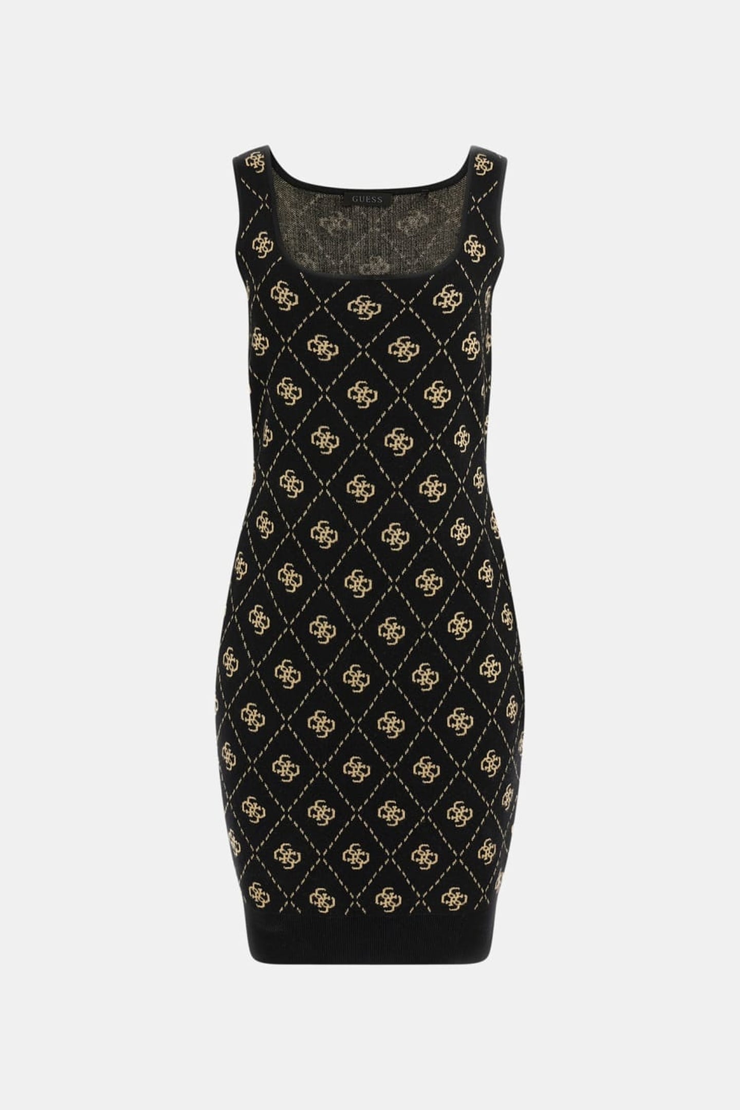 GUESS ECO SARAH 4G SL DRESS SW BLACK TRAVERTINE SAN 1