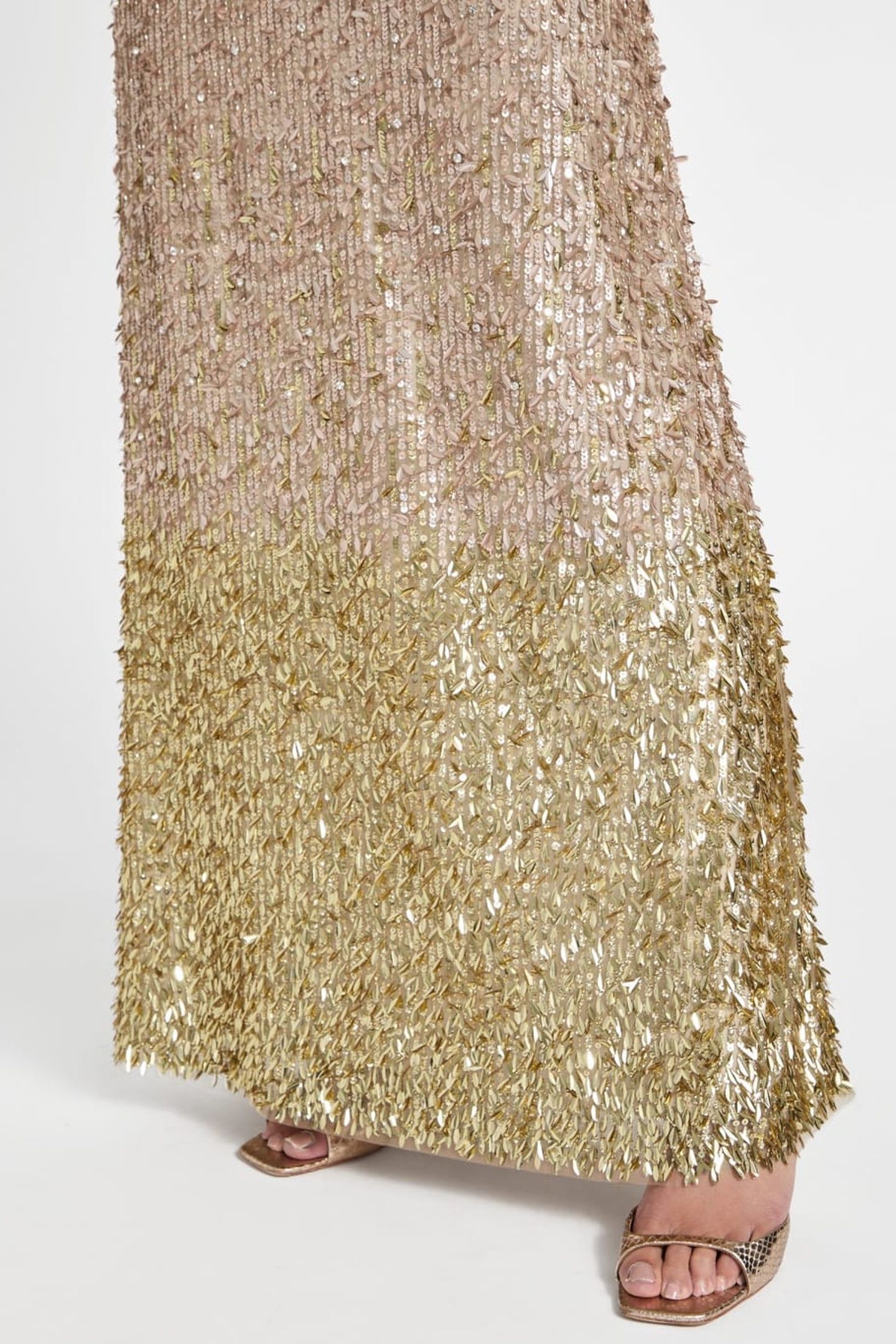 MARILYN LONG DRESS REAL GOLD 9