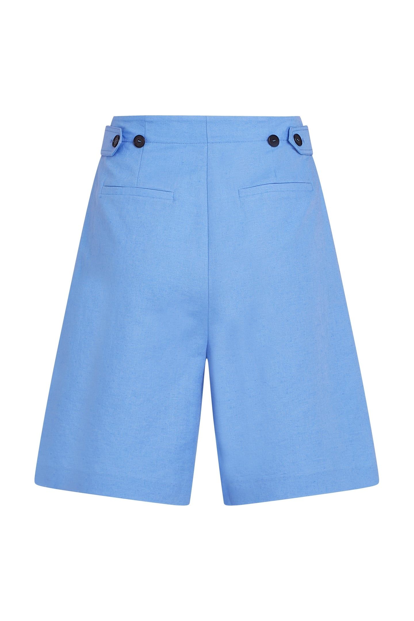 LINEN BLEND SHORTS ULTRAMARINE 4