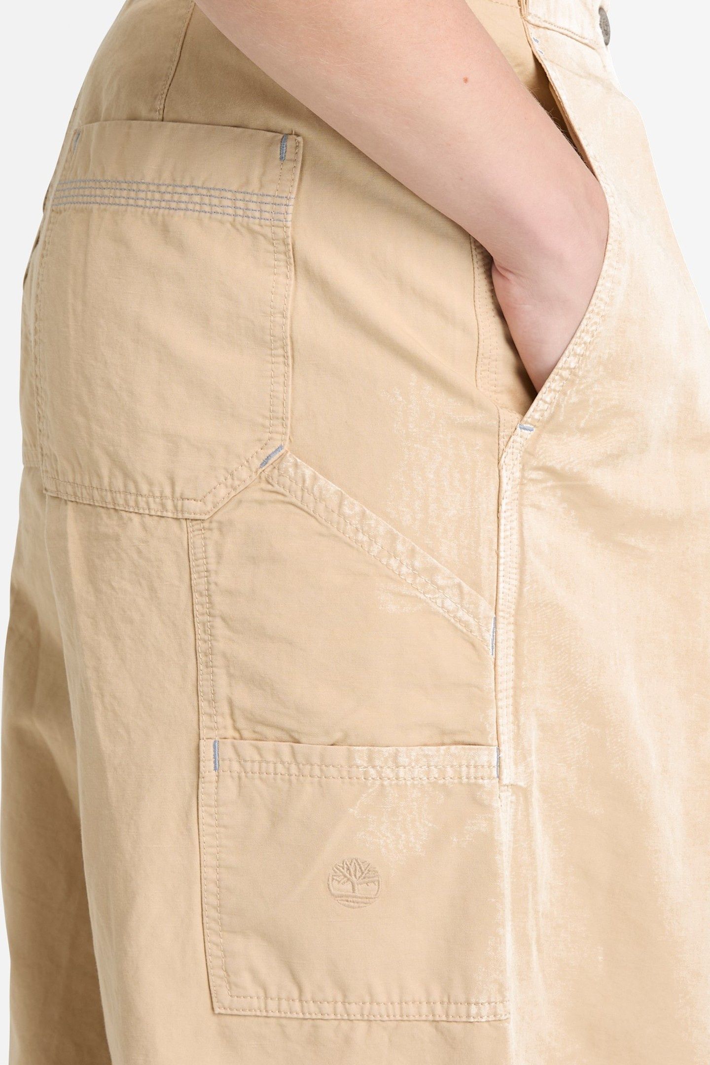 UTILITY COTTON LINEN PANTS MEDIUM BEIGE 6