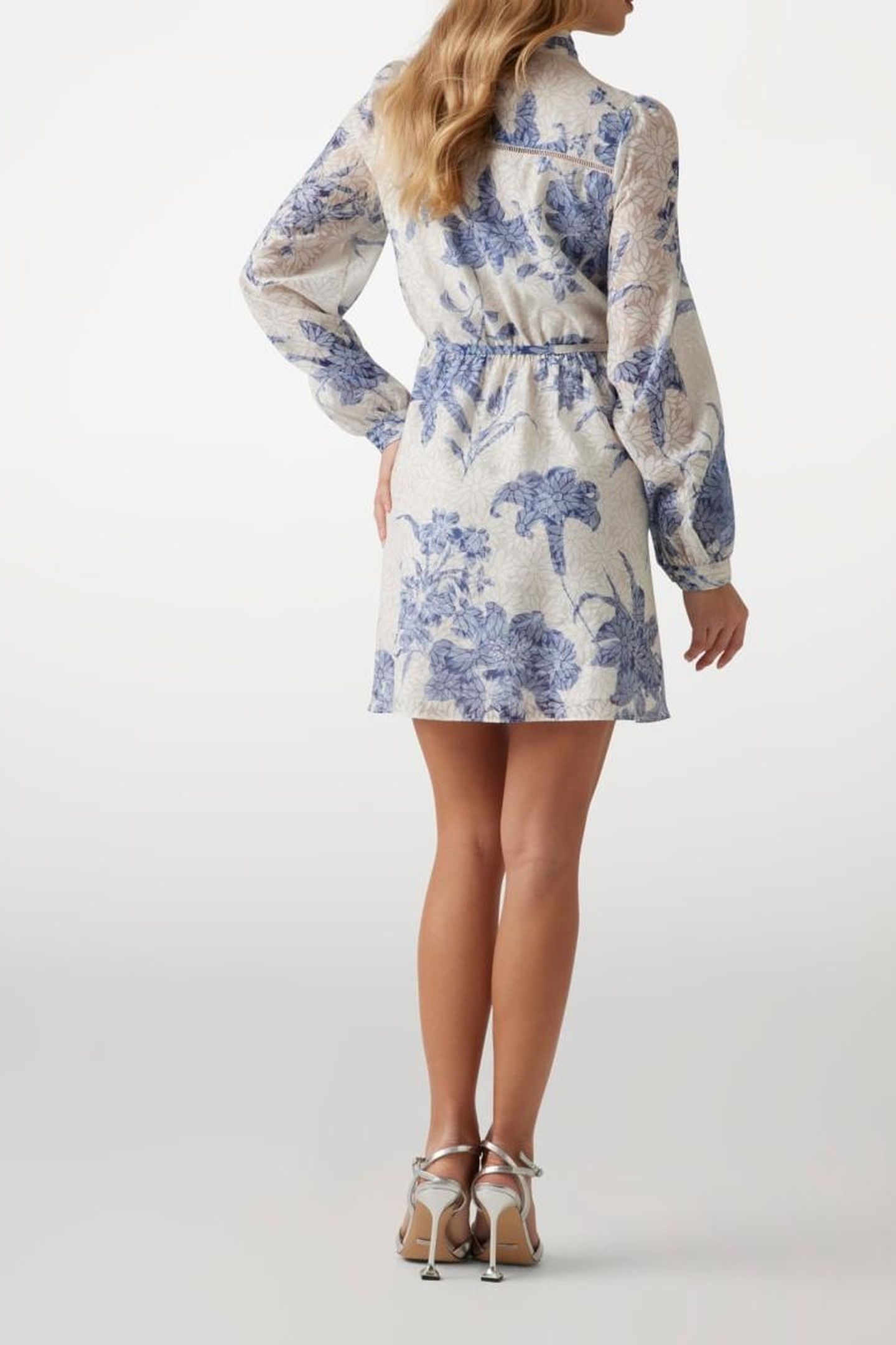GUESS ECO ADÈLAIDE LS FLARE DR DREAMING LILIES PRIN 2