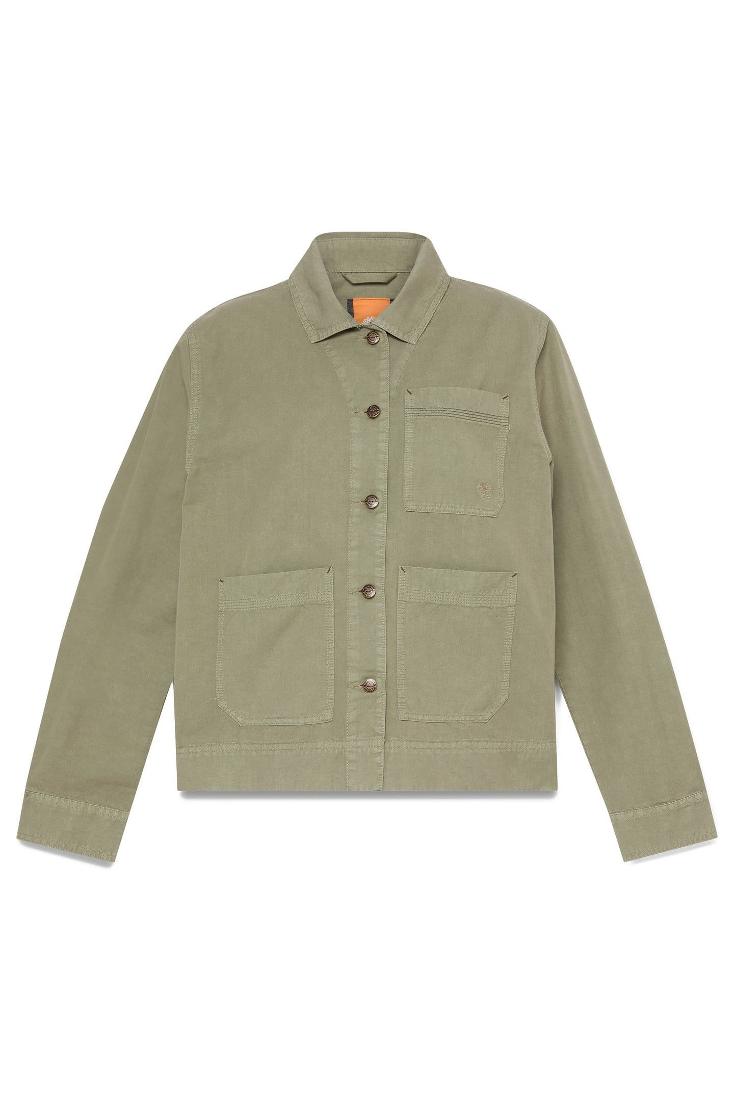 UTILITY COTTON LINEN SHACKET MEDIUM GREY 4