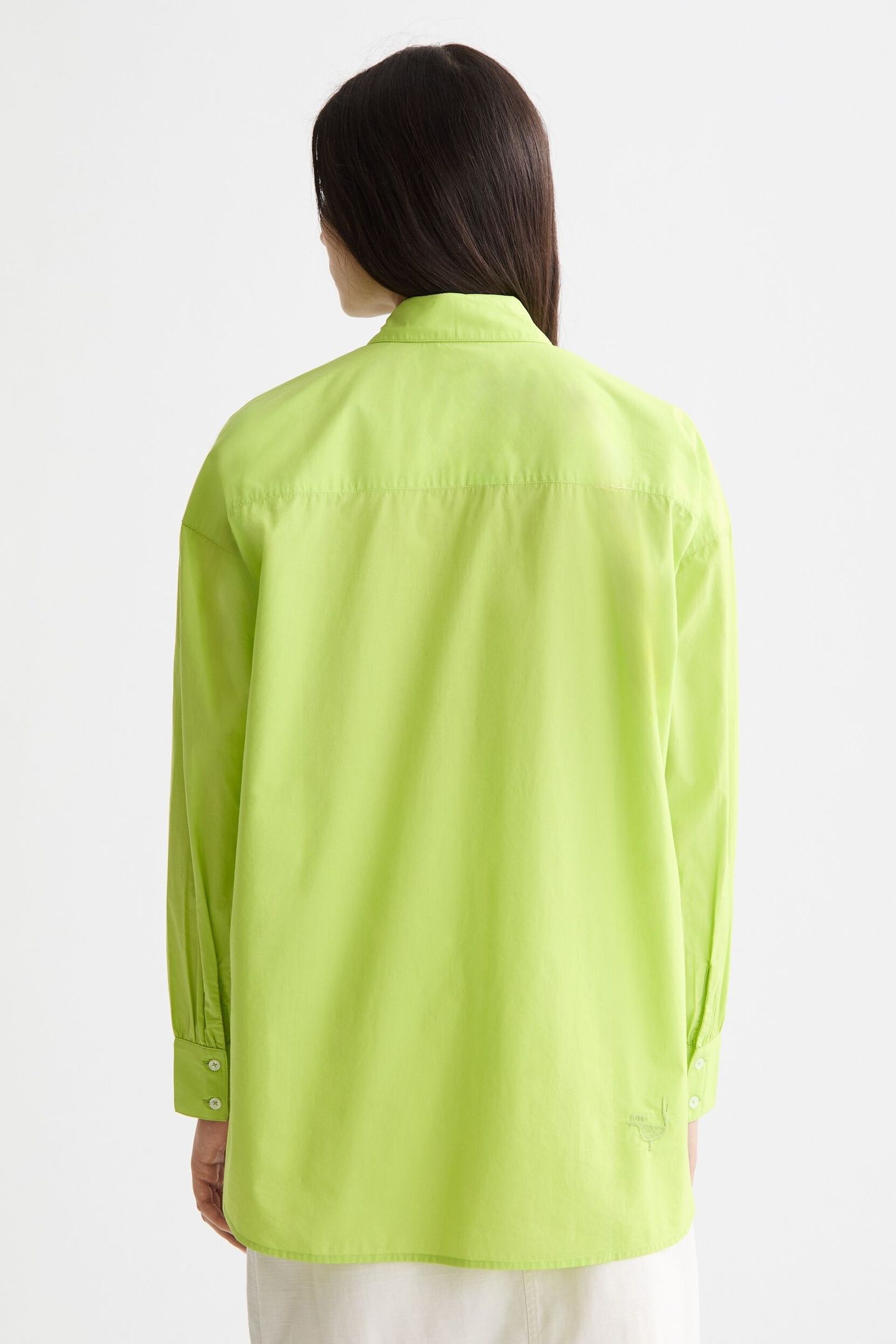 EMBROIDERED GIRLFRIEND SHIRT GREEN GLOW 5