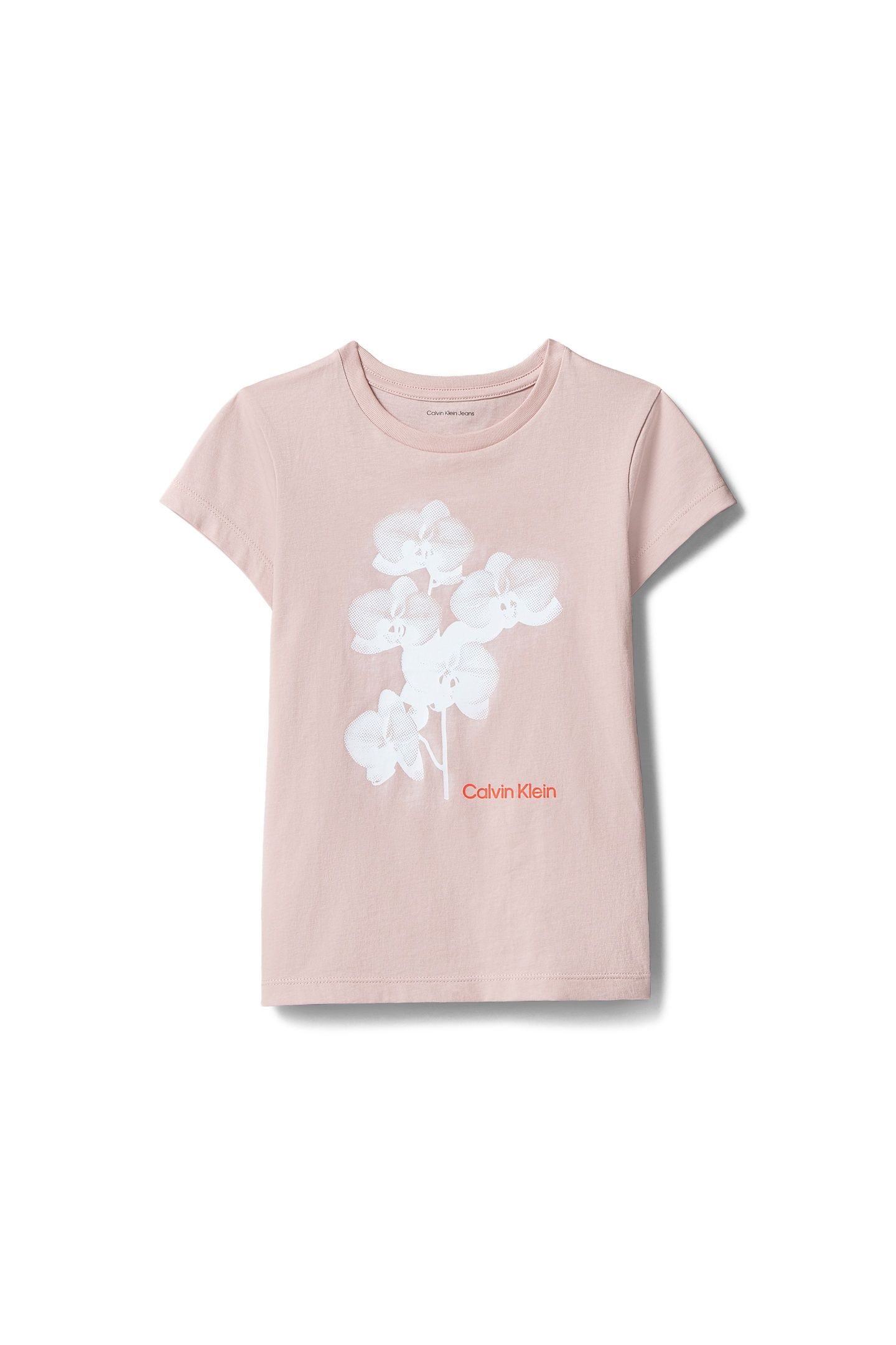GIRLS FLOWER SLIM SS T-SHIRT QUARTZ PINK 5