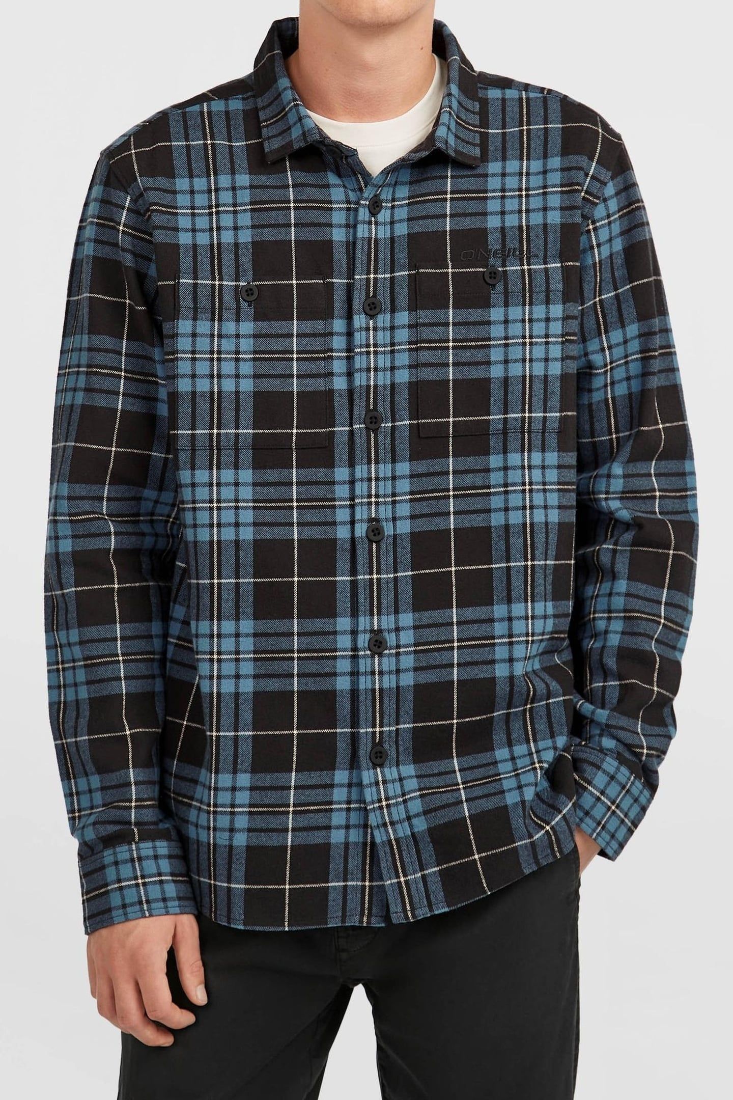 O'NEILL MUST-HAVE FLANNEL SHIRT BLUE FLANNEL CHECK 1