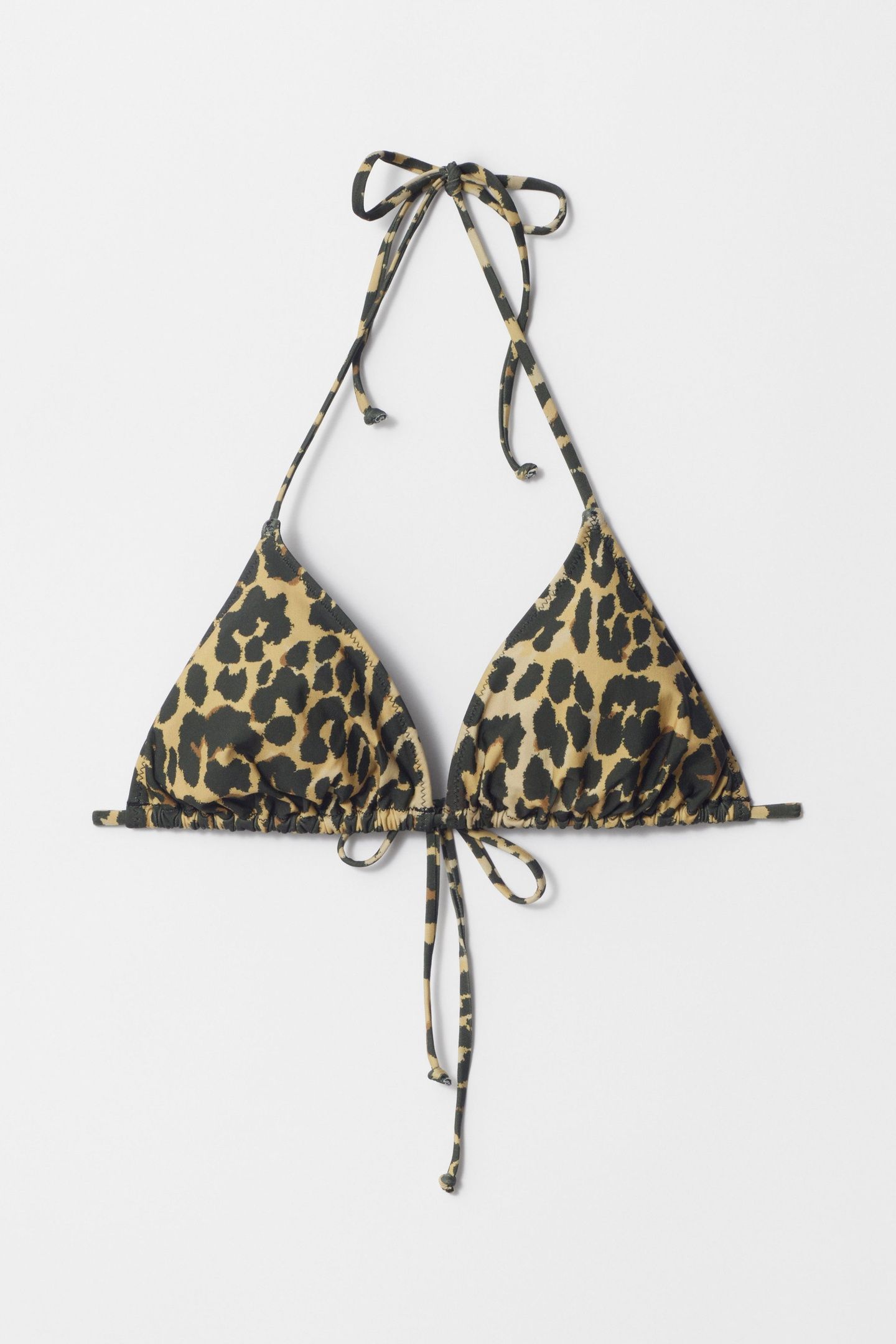 ISA TRIANGLE BIKINI TOP BEIGE 2