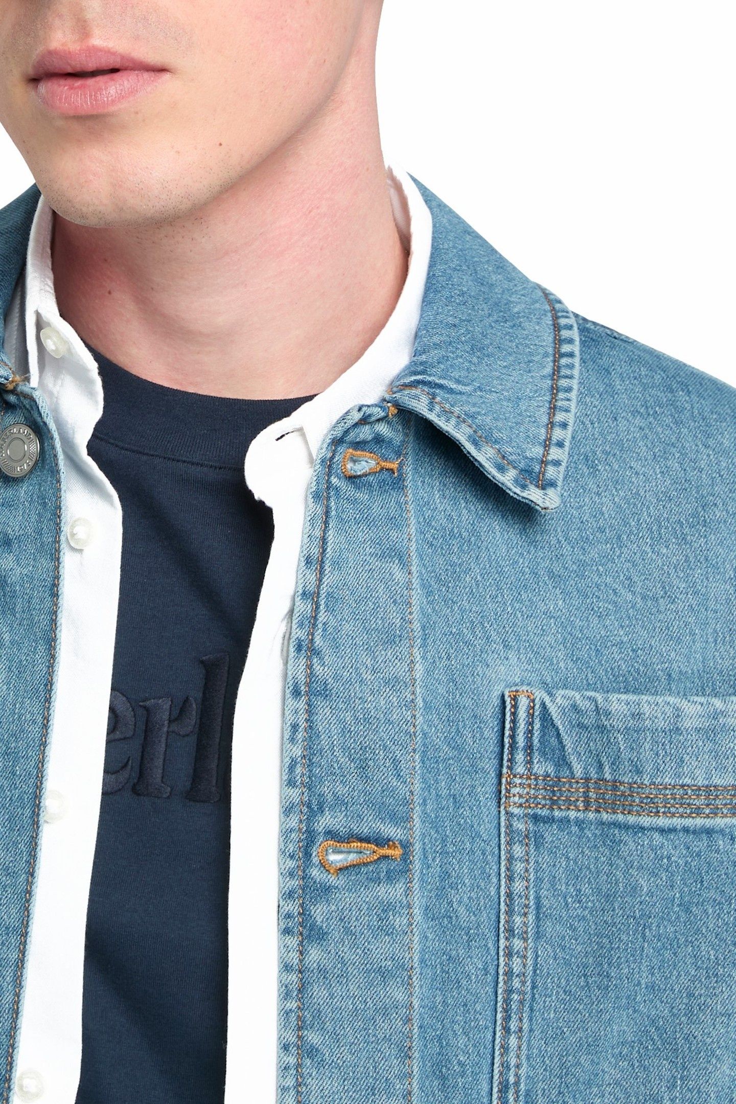 REFIBRA DENIM CHORE JACKET ORIGINAL INDIGO 3