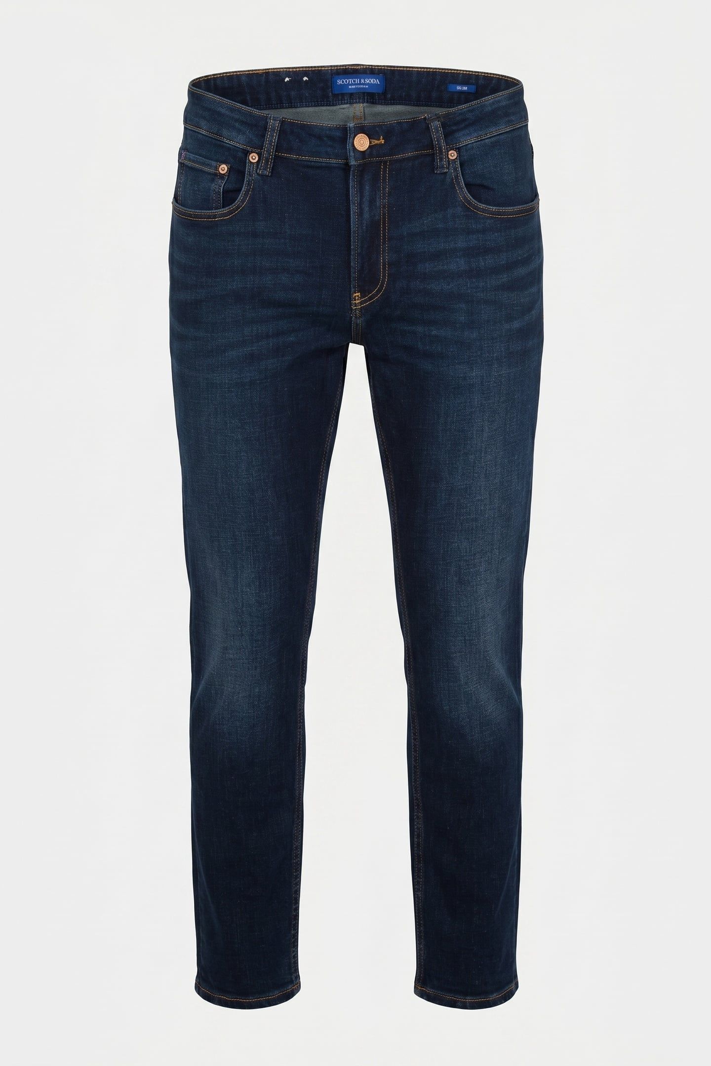 CORE SKIM SKINNY-FIT JEANS BEATEN BLUE 3