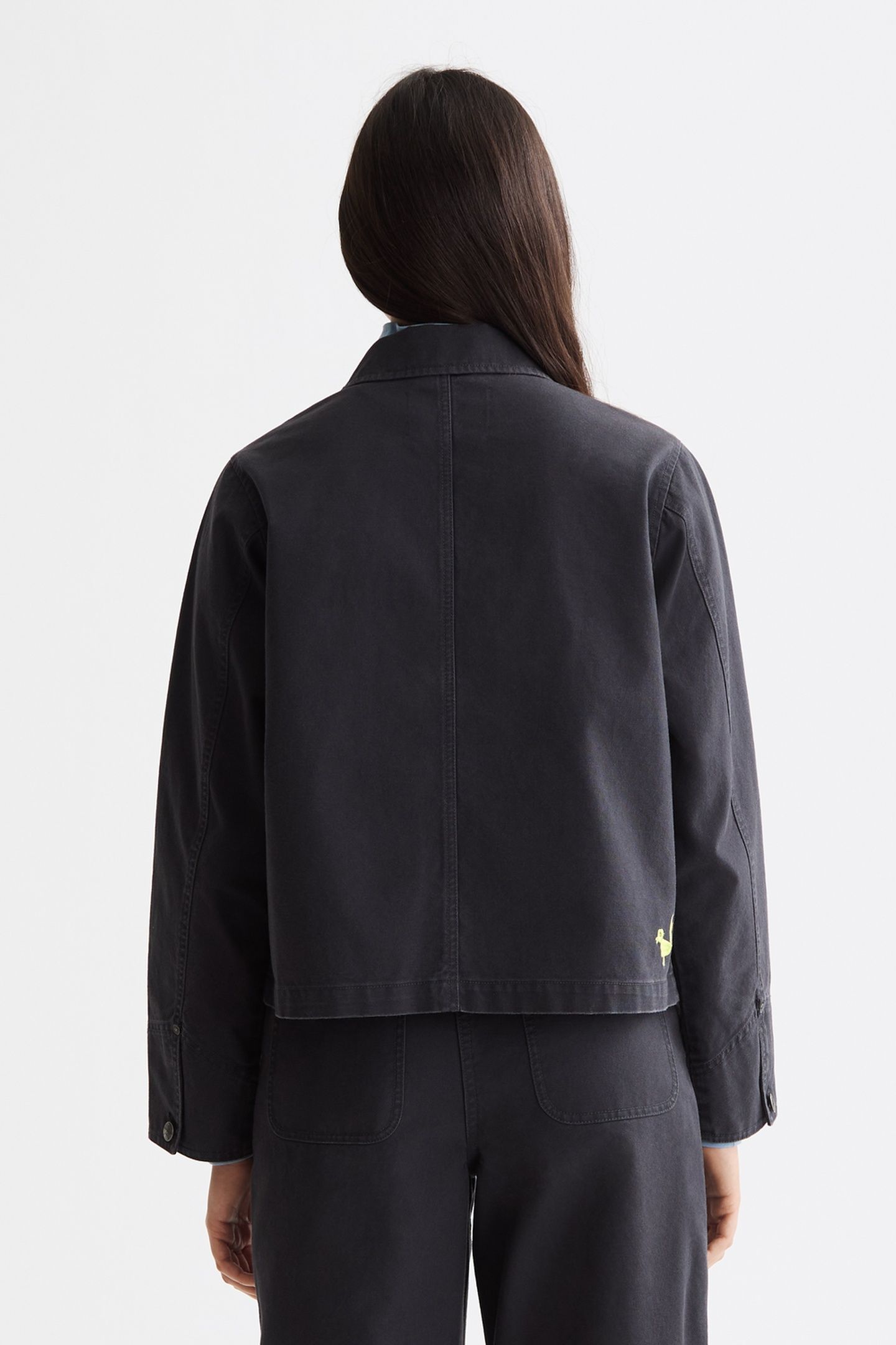 WASHED WORKWEAR JACKET CHARCOAL ART 3