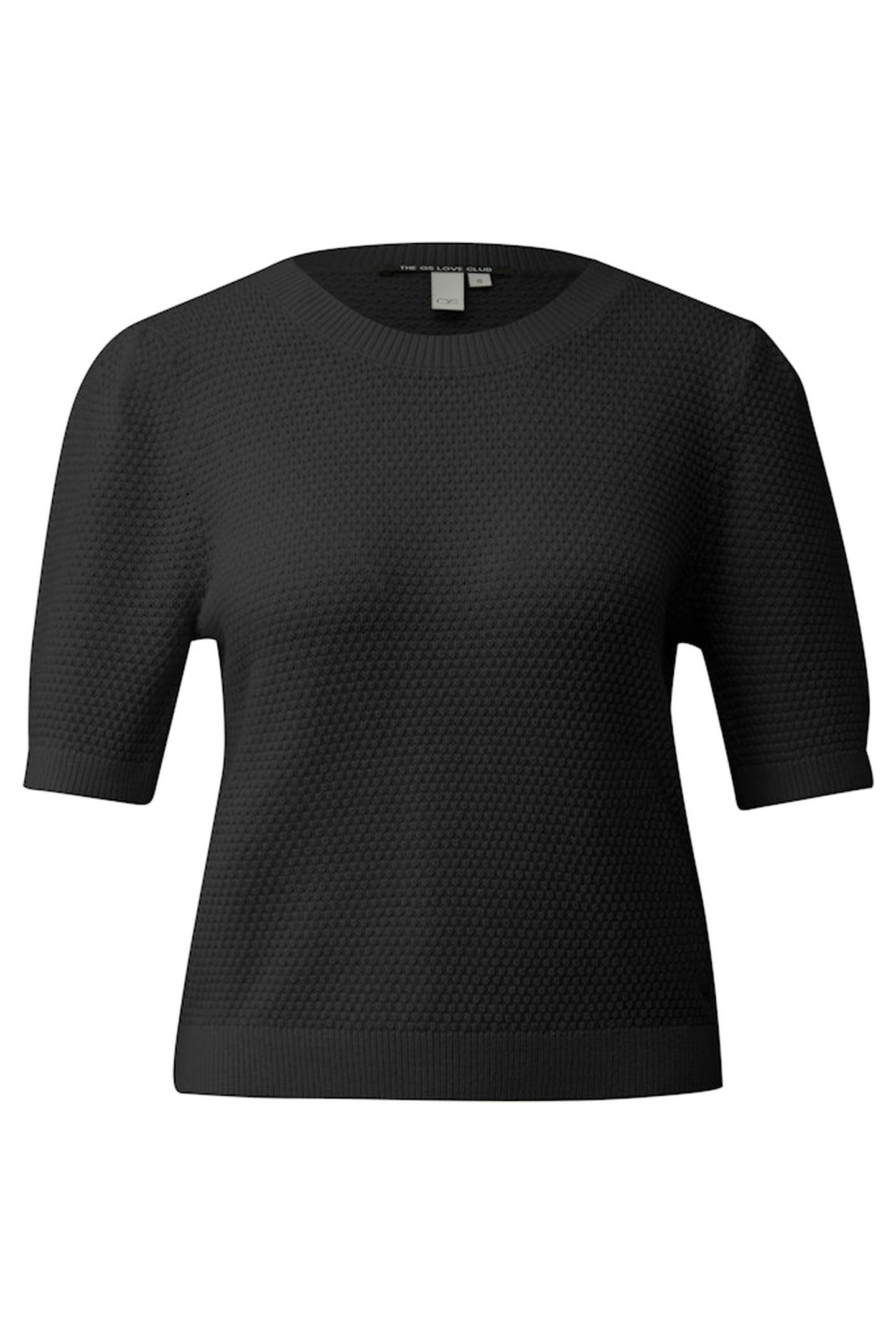 S.OLIVER-QS PULLOVER SHORTSLEEVE BLACK 7