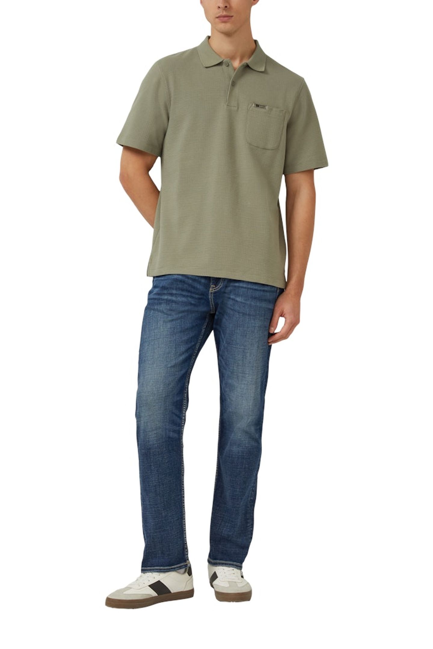 S.OLIVER POLOSHIRTS ARMY GREEN 2