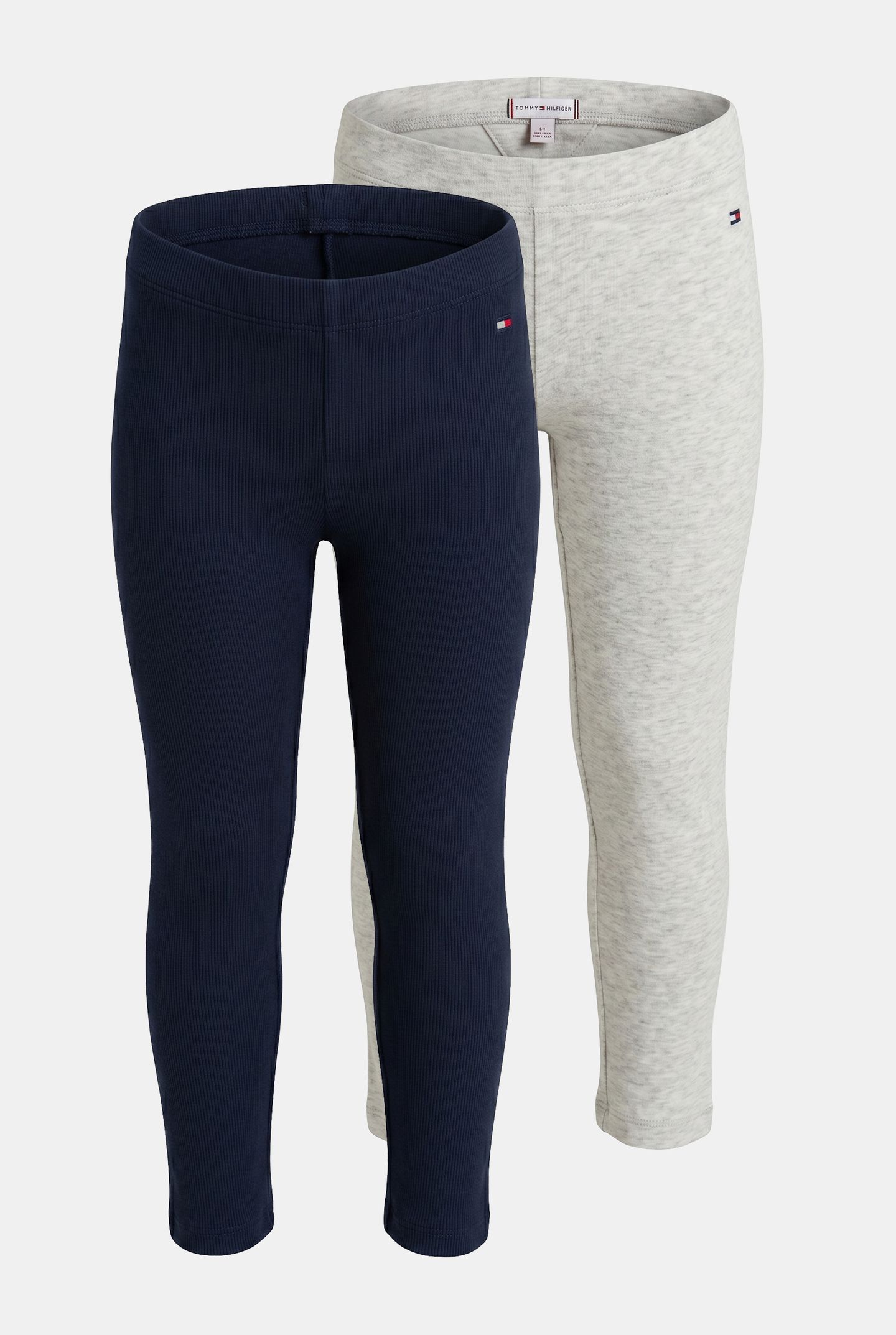 GIRLS 2 PACK LEGGINGS DARK NIGHT NAVY/LIGHT GREY HEATHER 1