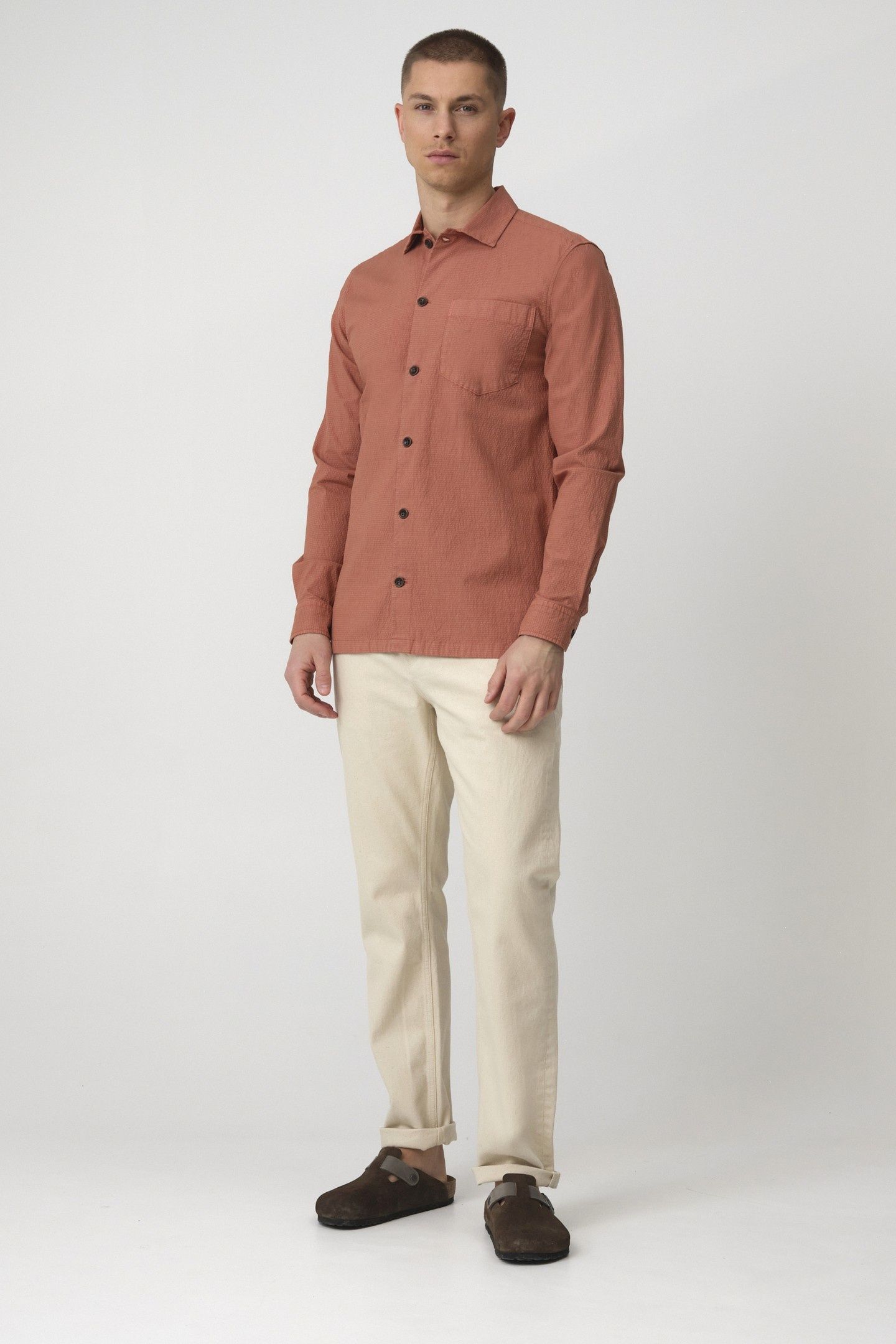 CASUAL SHIRT LM BROWN 2