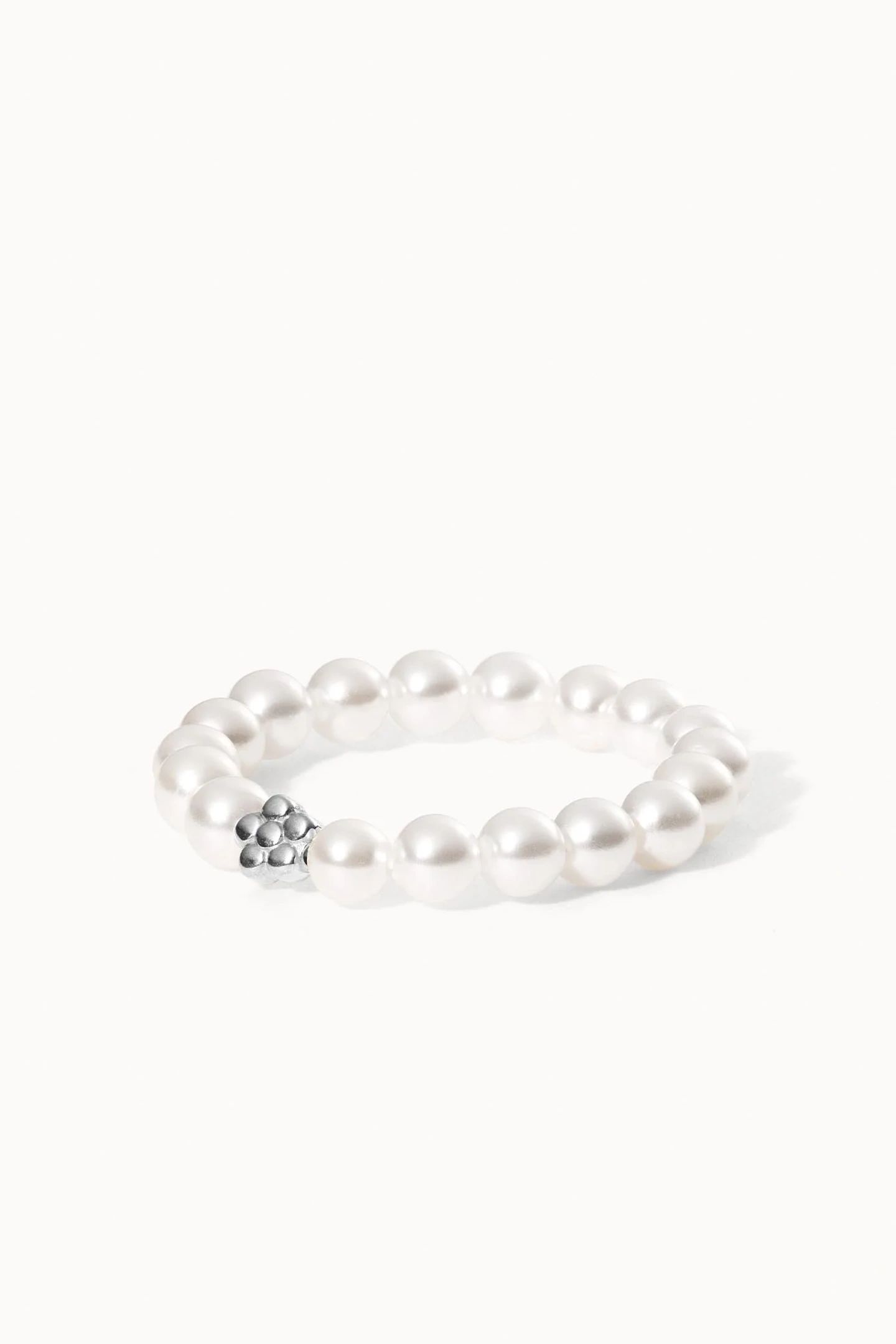 ANXIETY SHINY BLOOM RING SILVER / 56-60 2