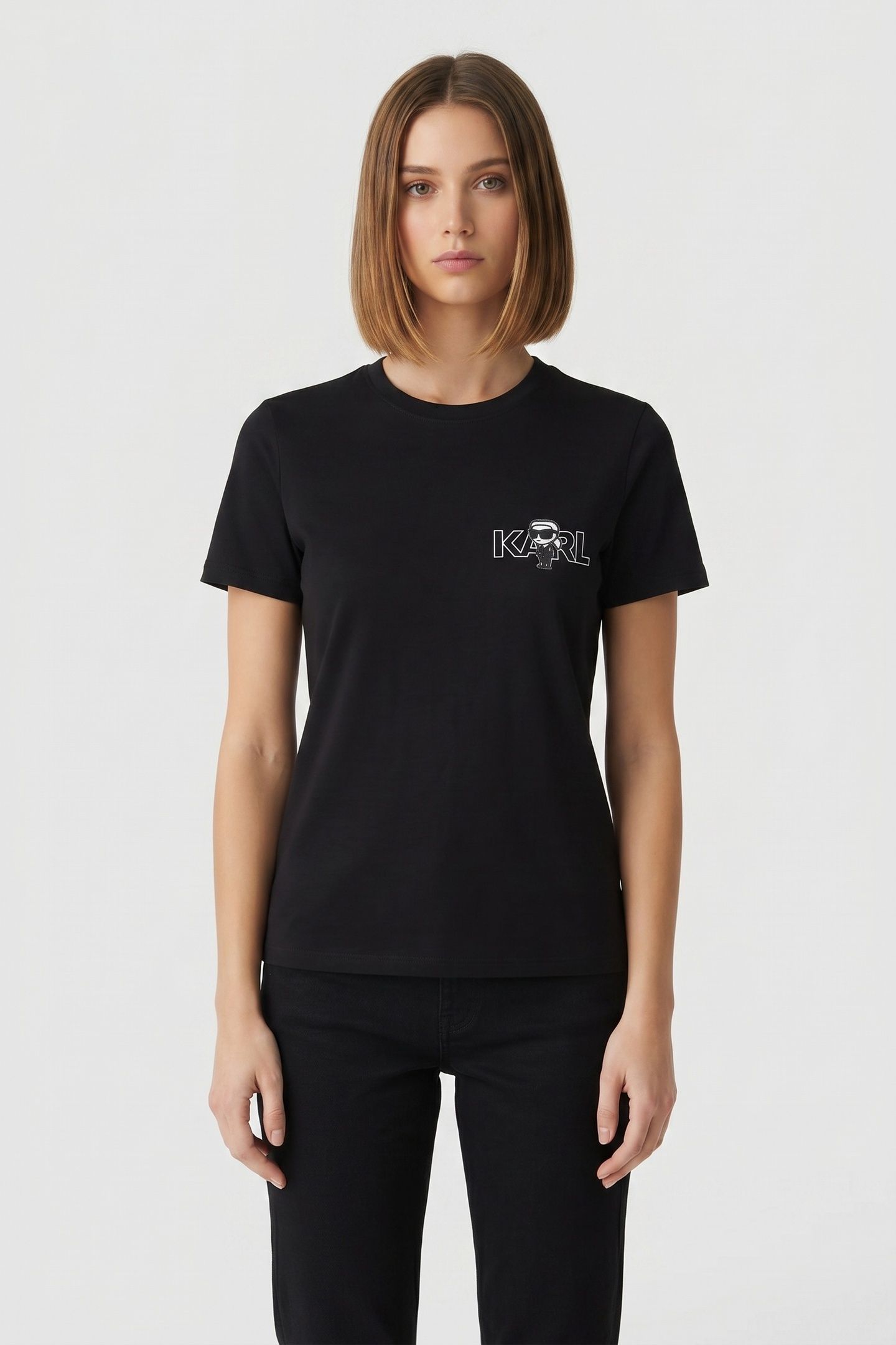 IKON SEASONAL SLIM FIT T-SHIRT BLACK 1
