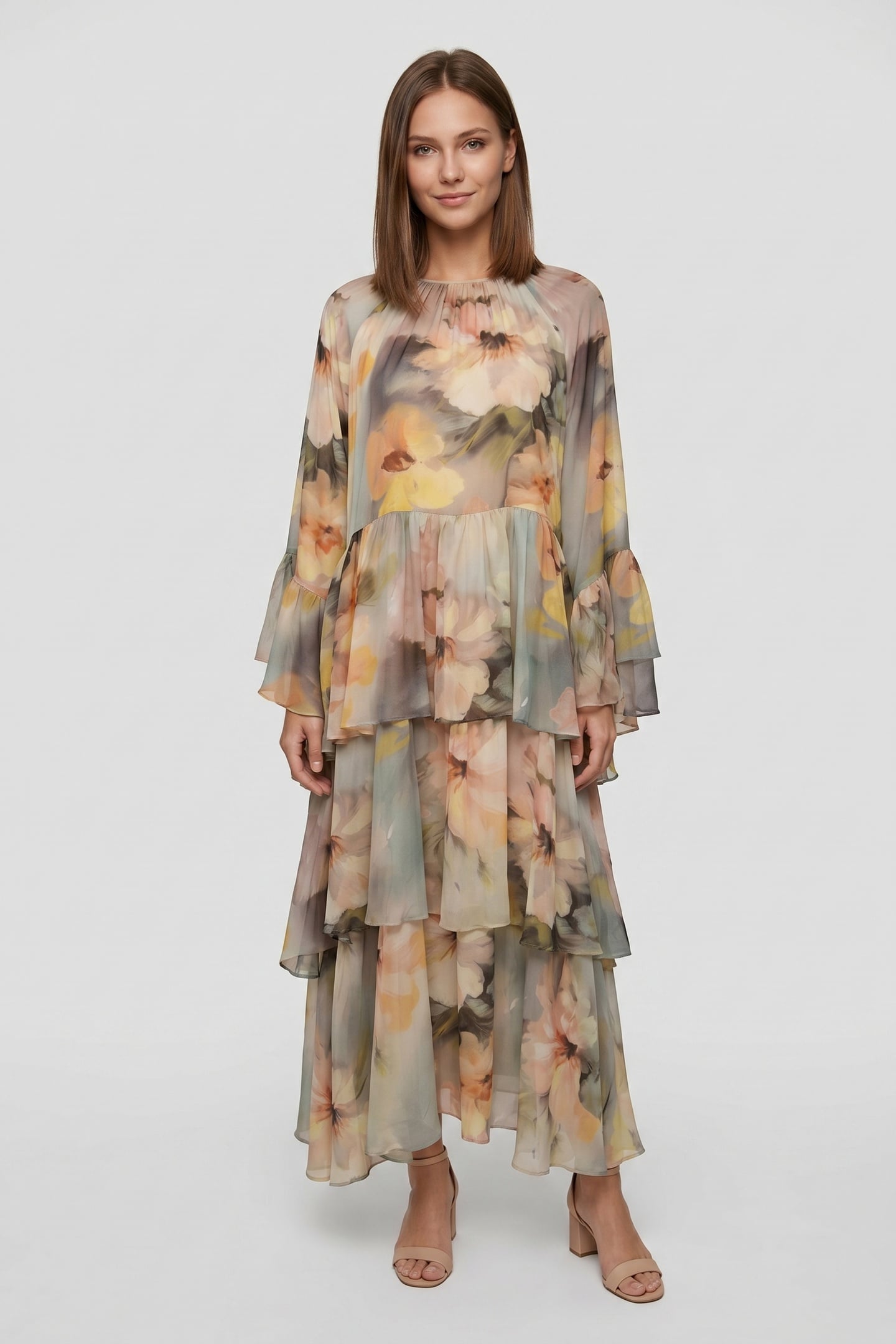 PANDORA DRESS BEIGE 1