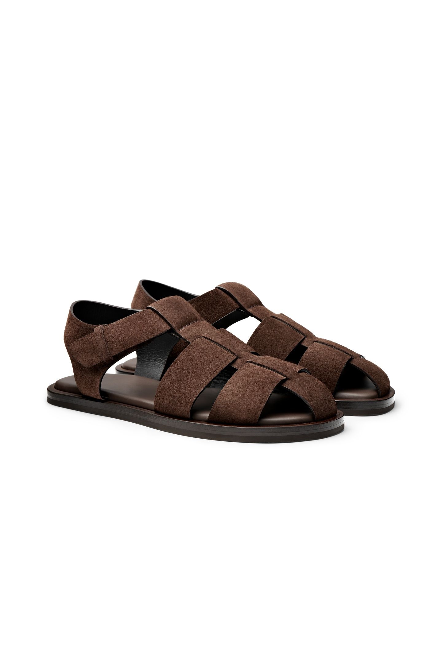 SUEDE-SANDAL-DBROWN LOAFERS DARK BROWN 3