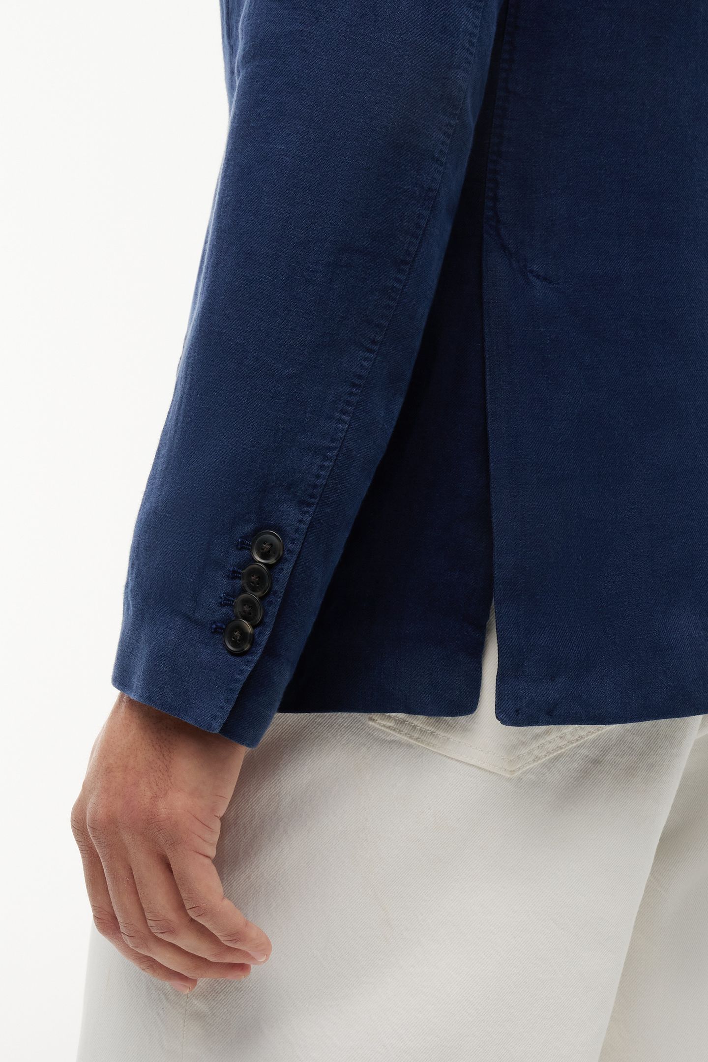 DC GMD LINEN BLAZER NAVY IRIS 6