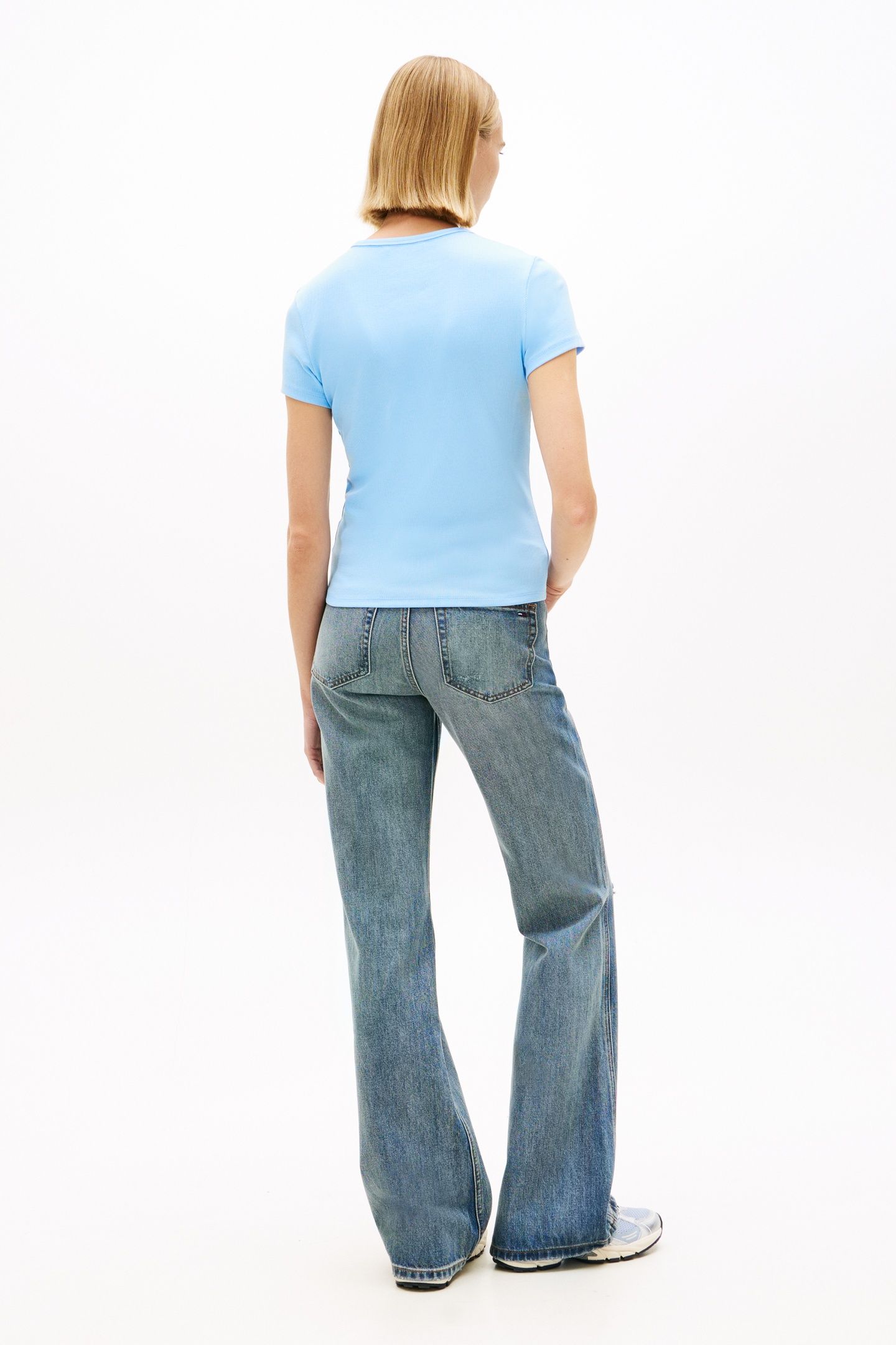 TJW SLIM ESSENTIAL T-SHIRT LIGHT POWDERY BLUE 3