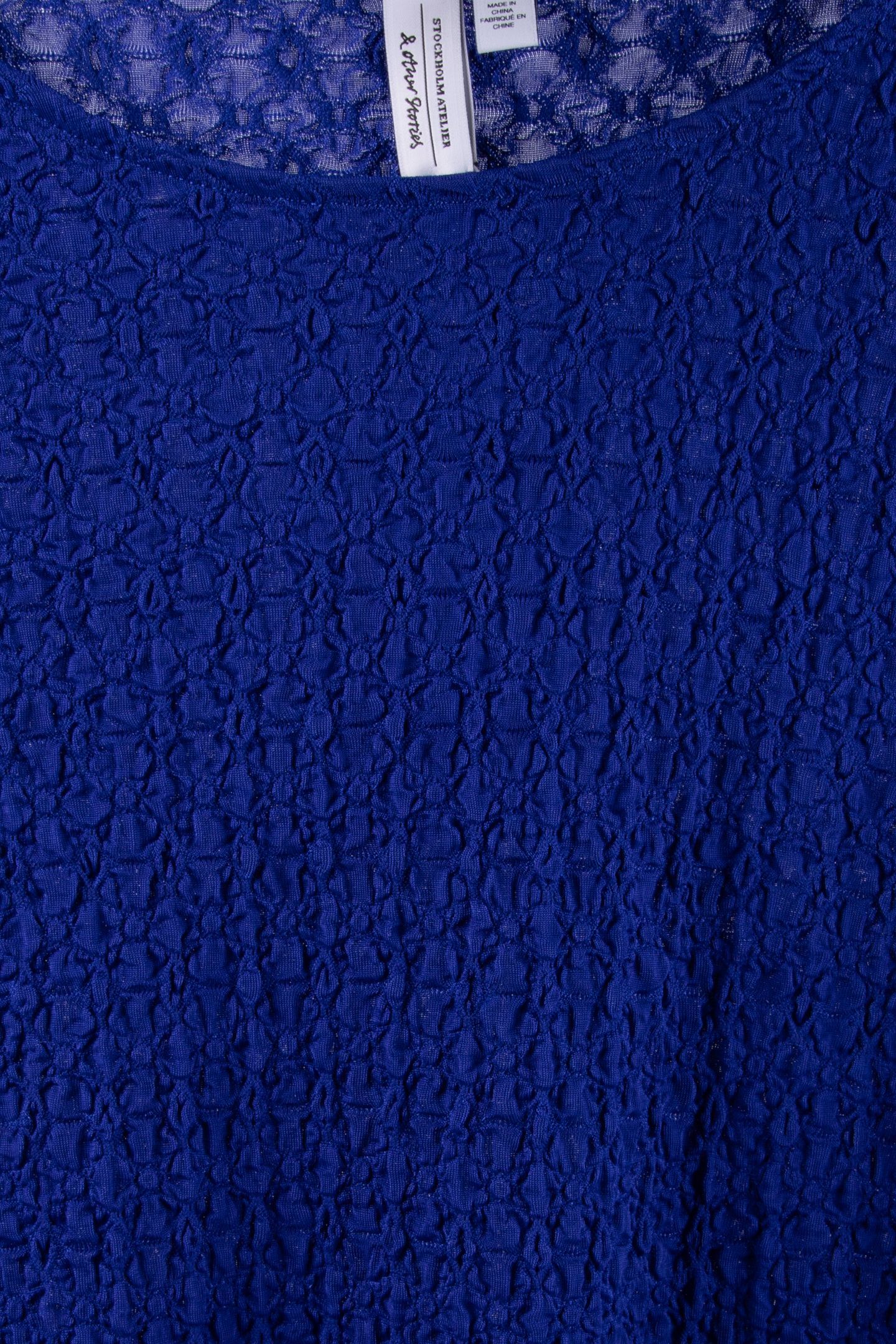 LOUISE SMOCK TOP BLUE 5