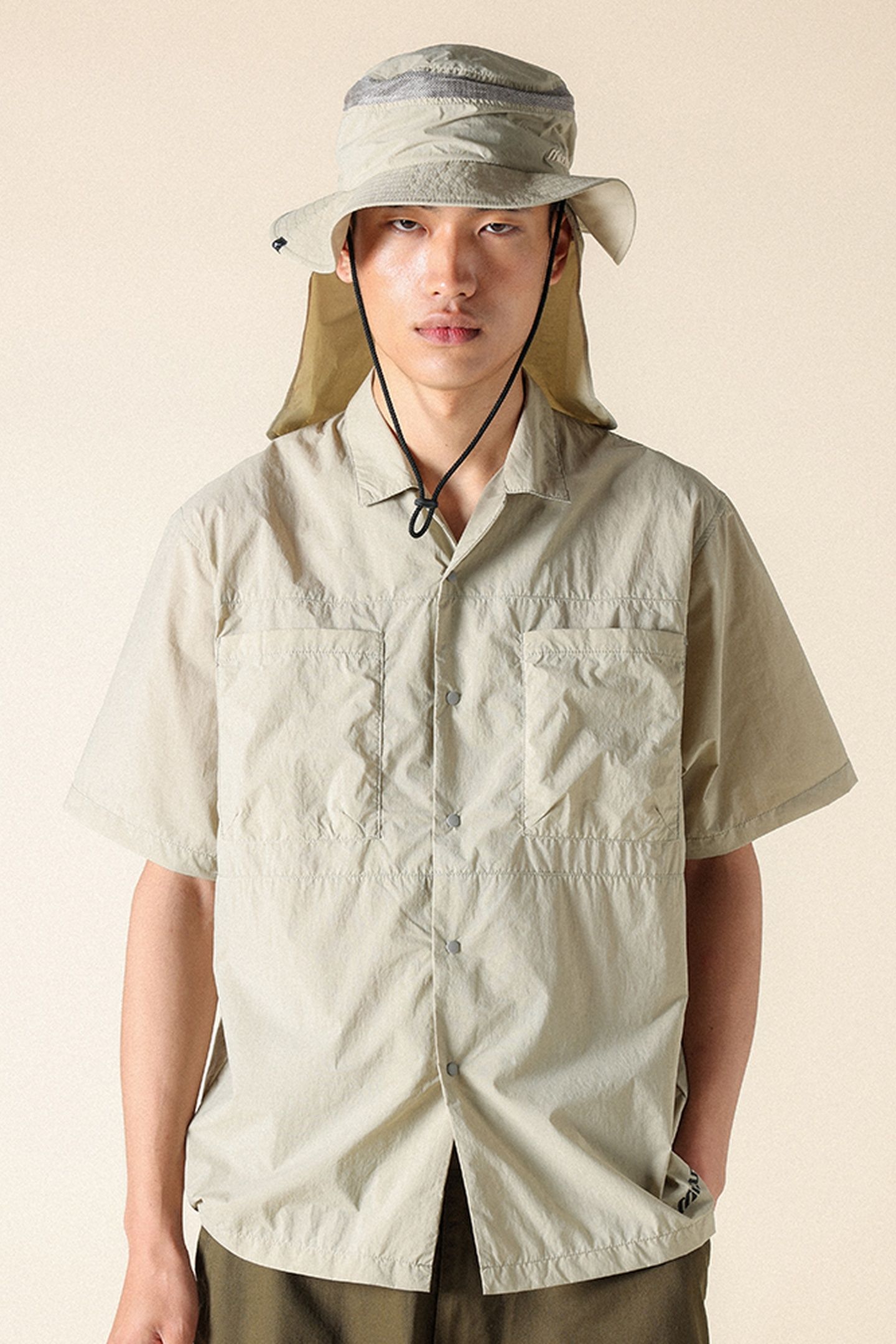 UNISEX SL WR LIGHT FIELD SHIRT SPRAY BEIGE 1