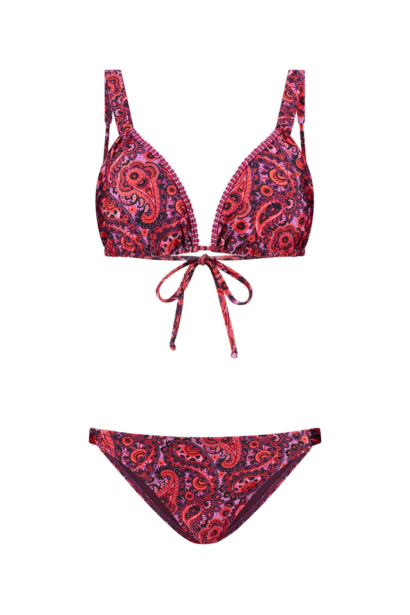BINDI BIKINI SET PAISLEY PURPLE PAISLEY 5