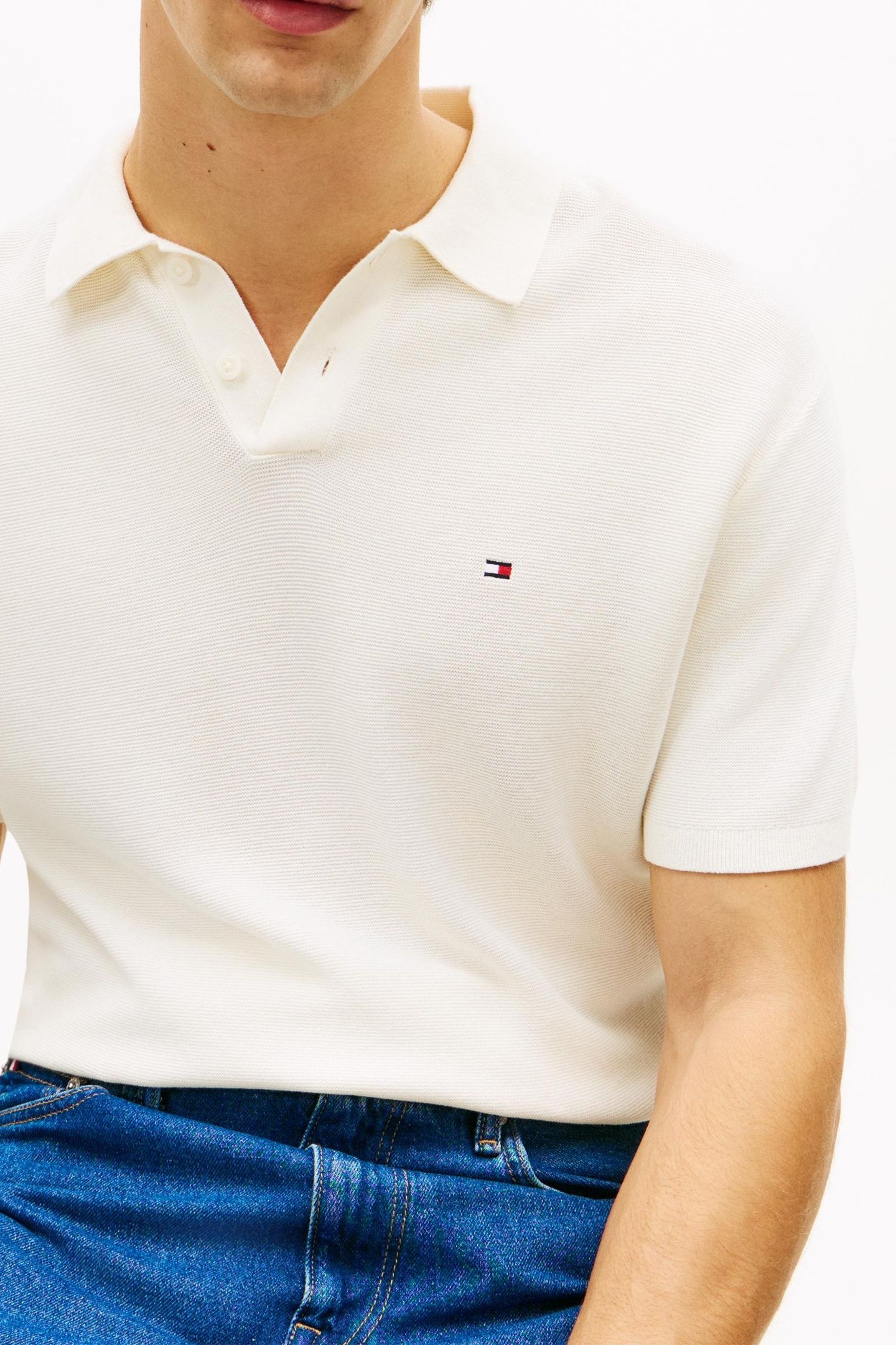 COOL TOUCH STRUCTURE SWEATER IVORY PETAL 2