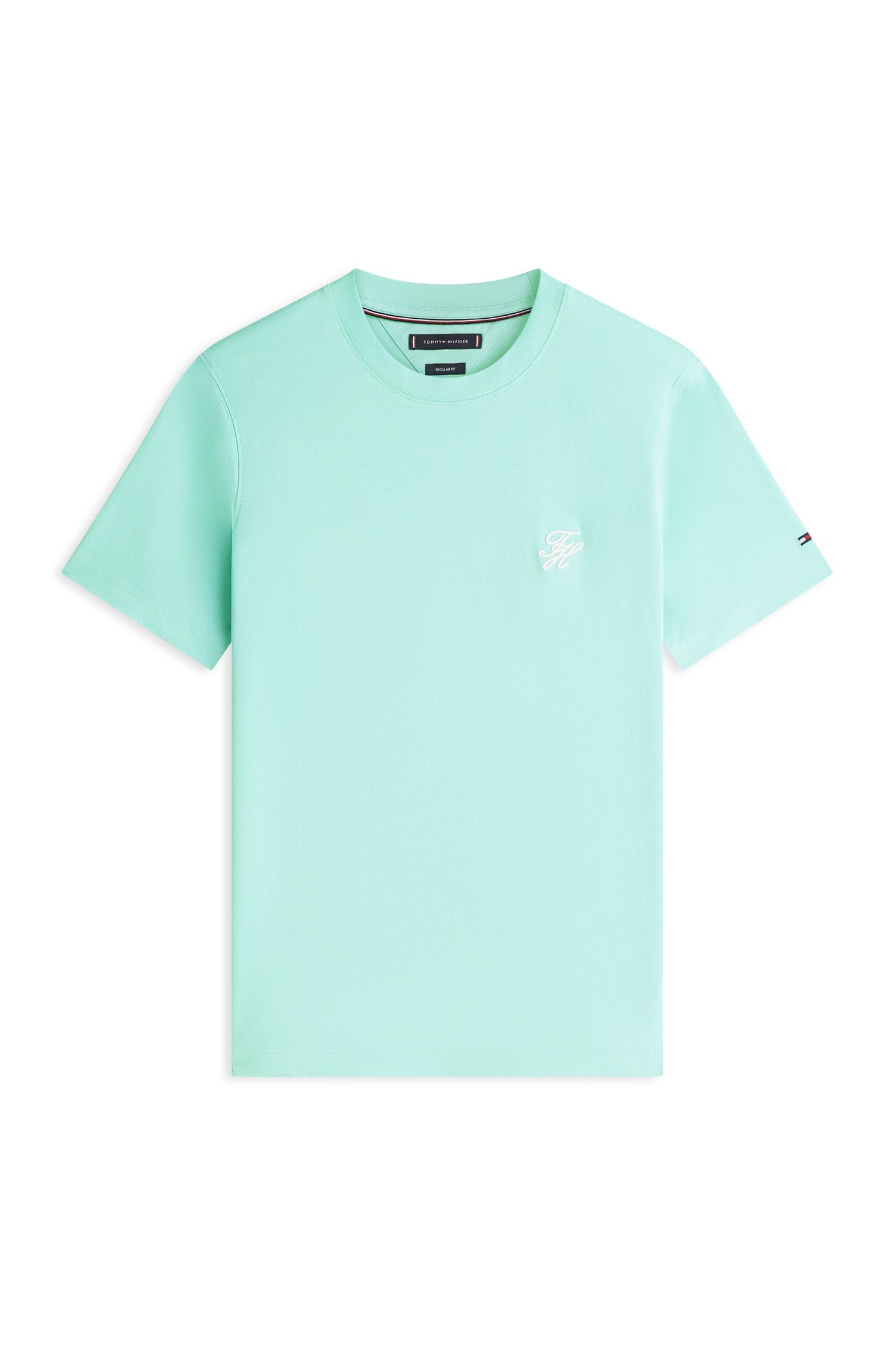 SCRIPT MONOGRAM T-SHIRT ARCTIC AQUA 4
