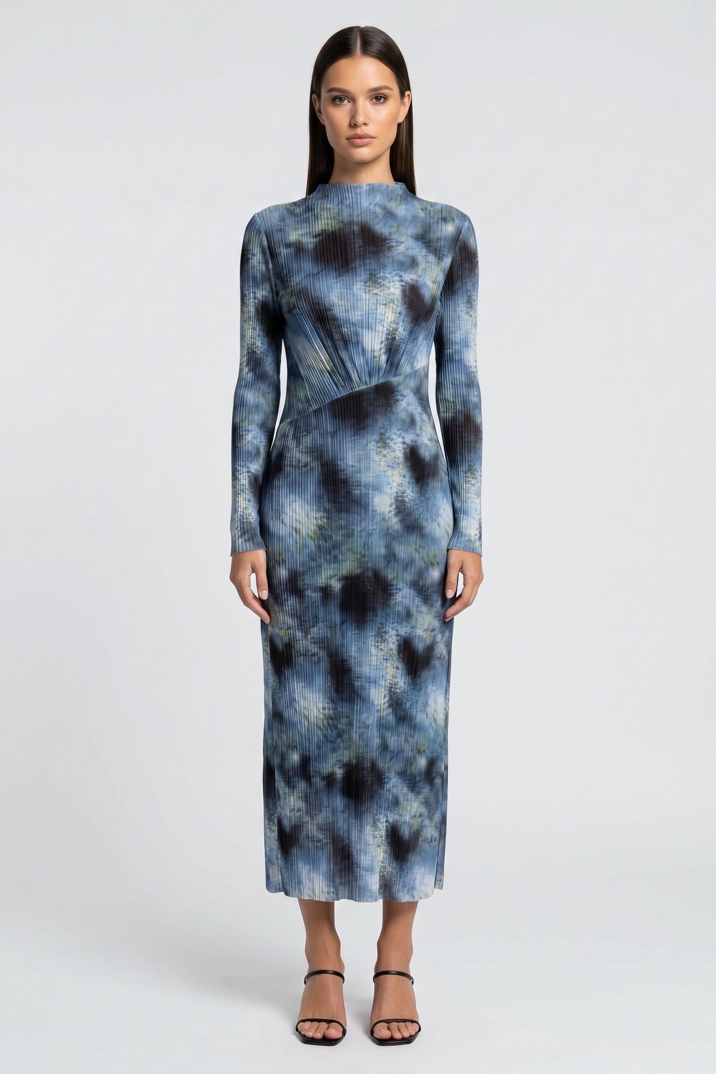 MONICA MESH DRESS BLUE 1