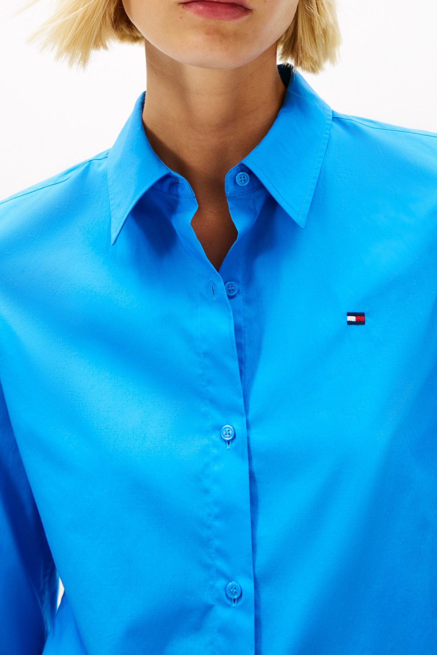 ESSENTIAL POPLIN REGULAR SHIRT BLUE 5