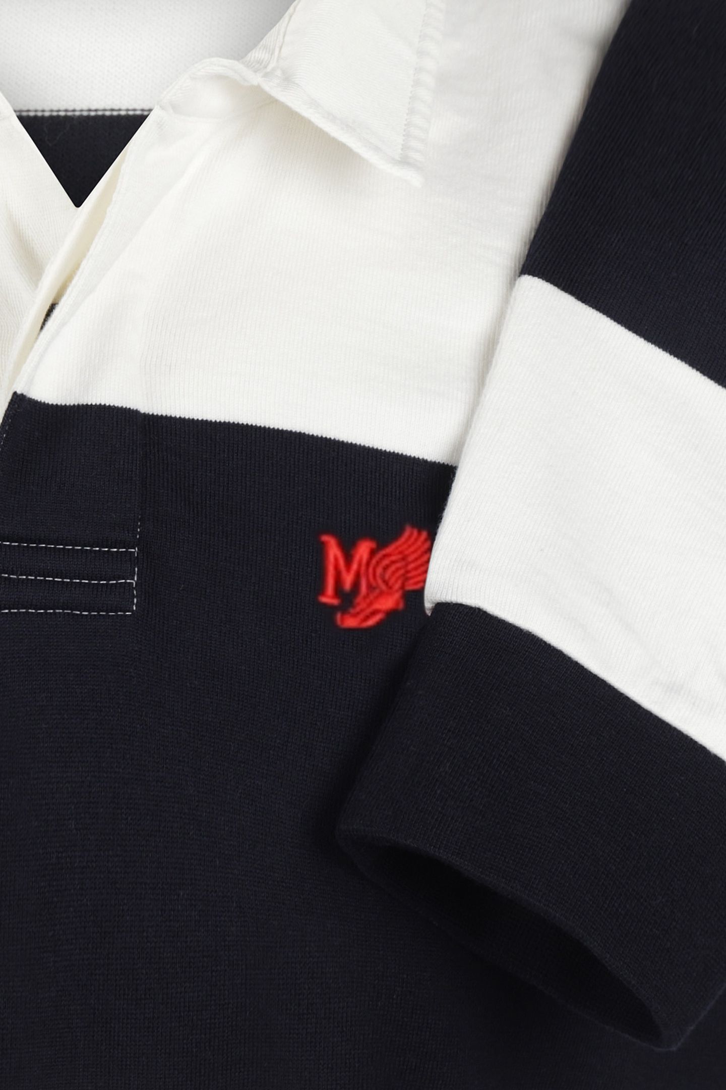RUGBY 2 STRIPES OFF WHITE 5