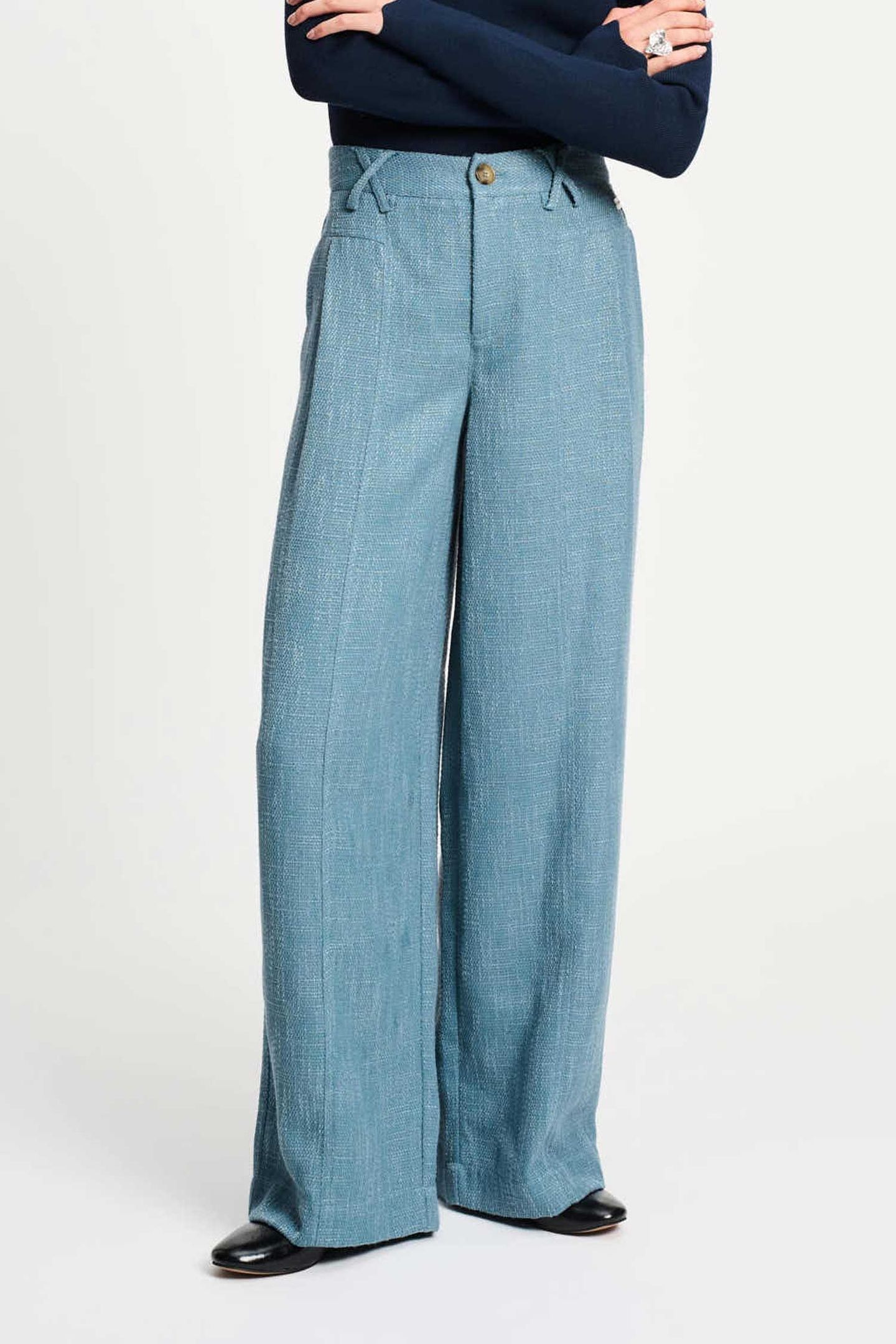 PANTS - BOUCLÉ DAWN BLUE 3