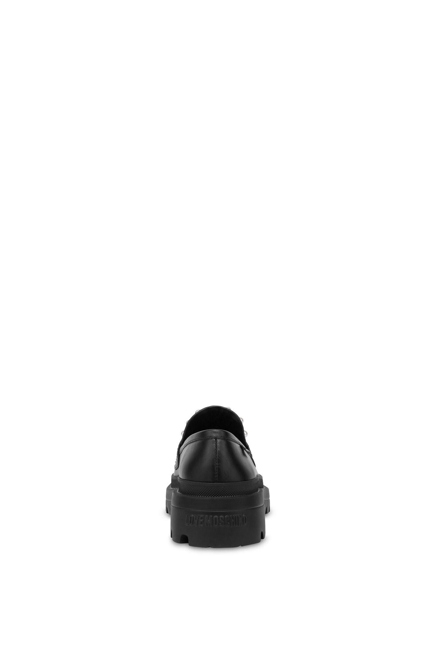 HER LOVE CALFSKIN LOAFERS BLACK 4
