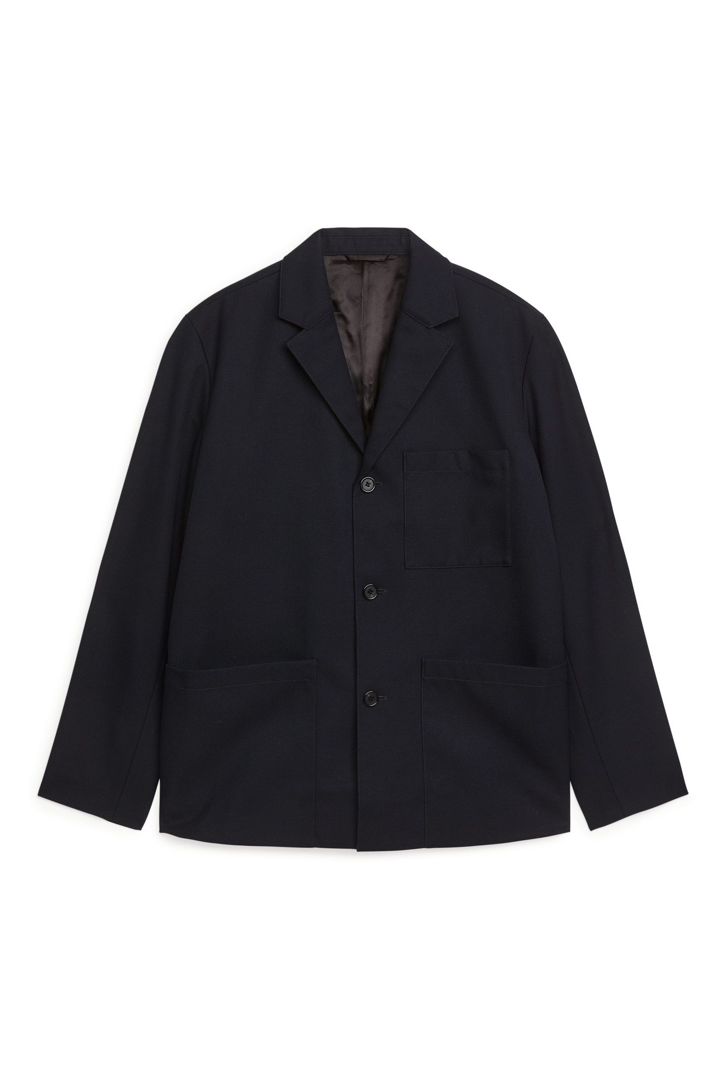 DOVAS WOOL TWILL JACKET BLUE 3